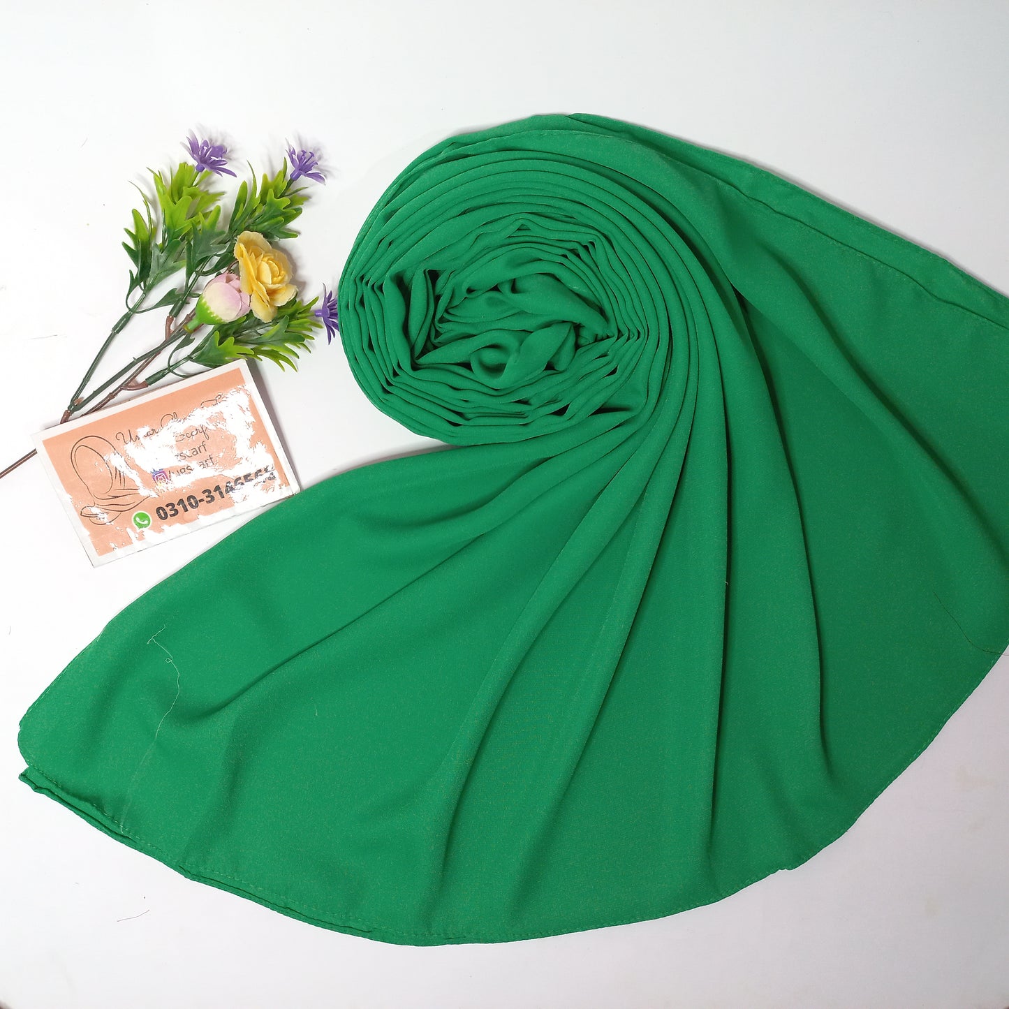 Imported Heavy Quality Plain Chiffon Hijab Scarf