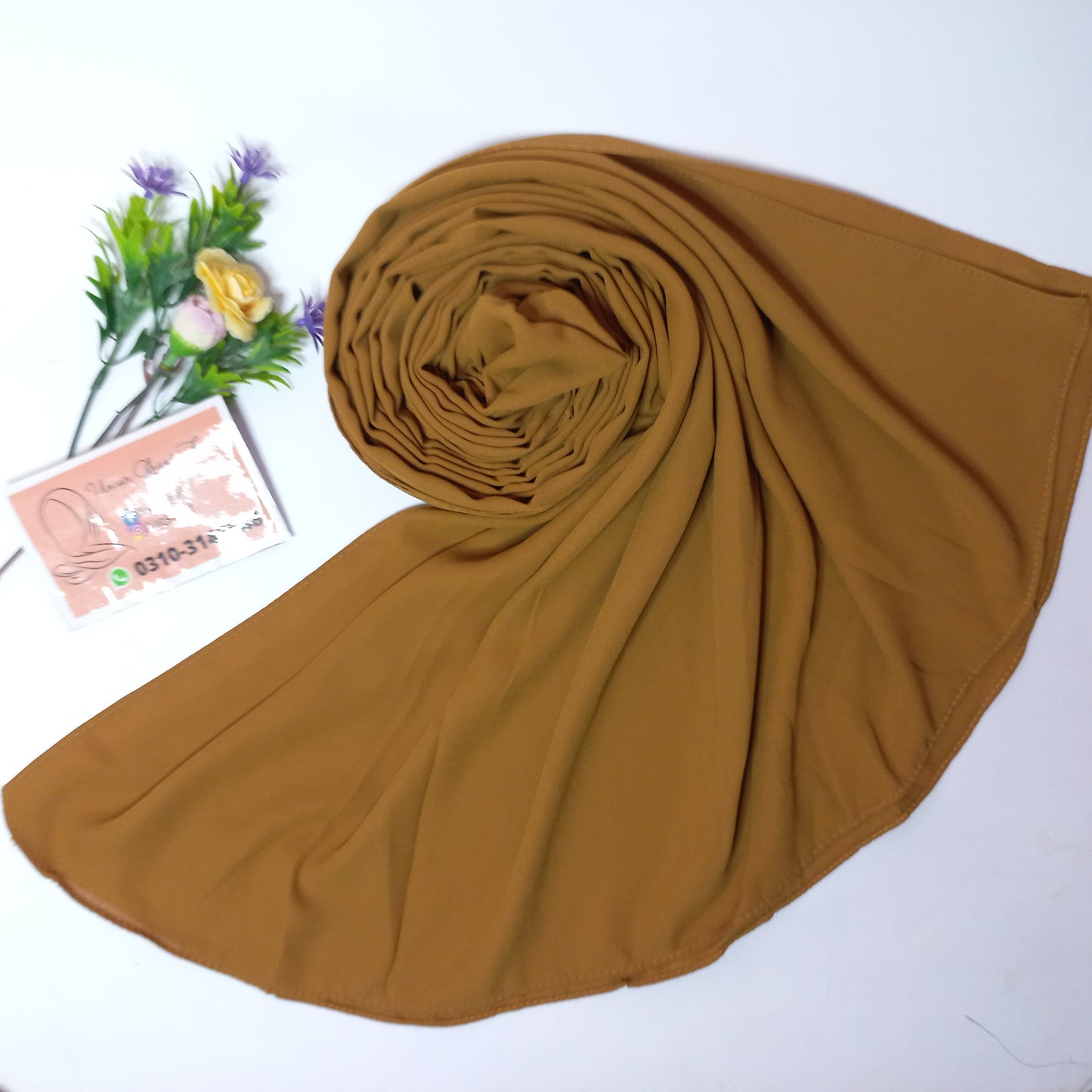 Imported Heavy Quality Plain Chiffon Hijab Scarf