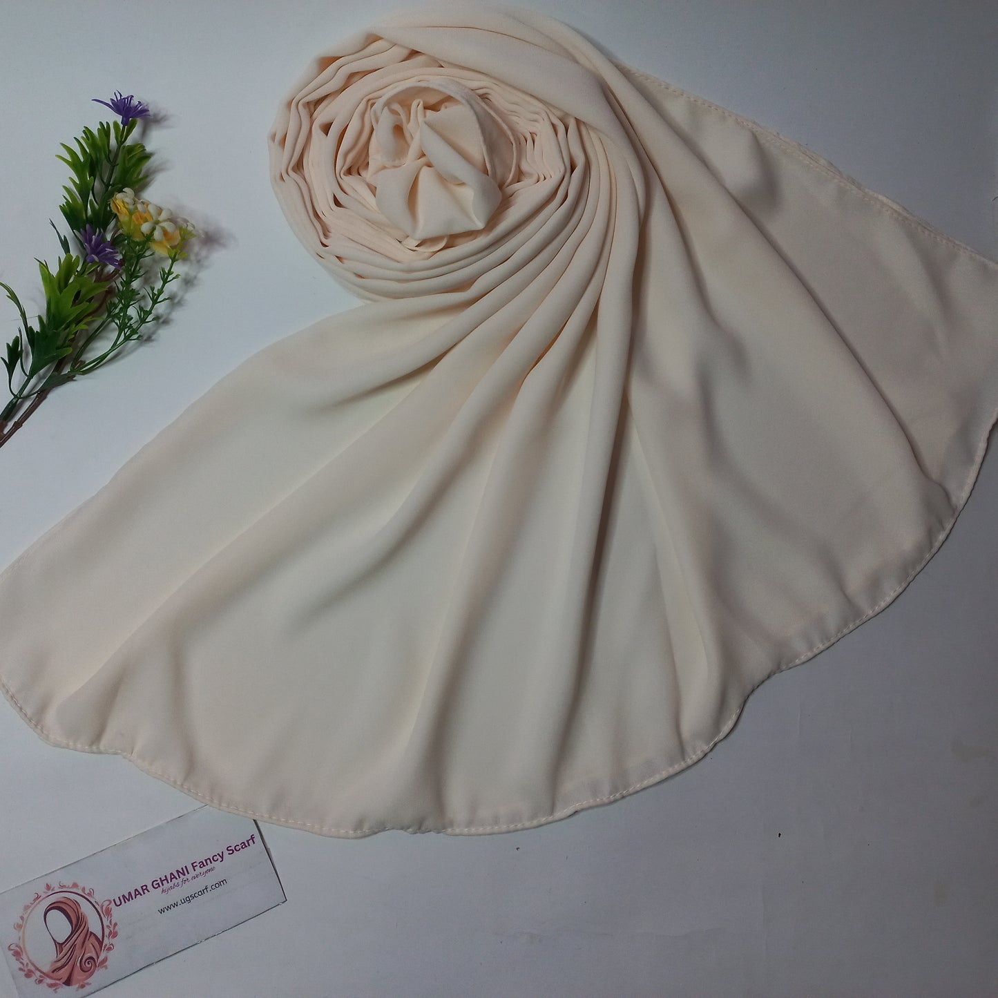 New Imported Heavy Quality Plain Chiffon Hijab Scarf