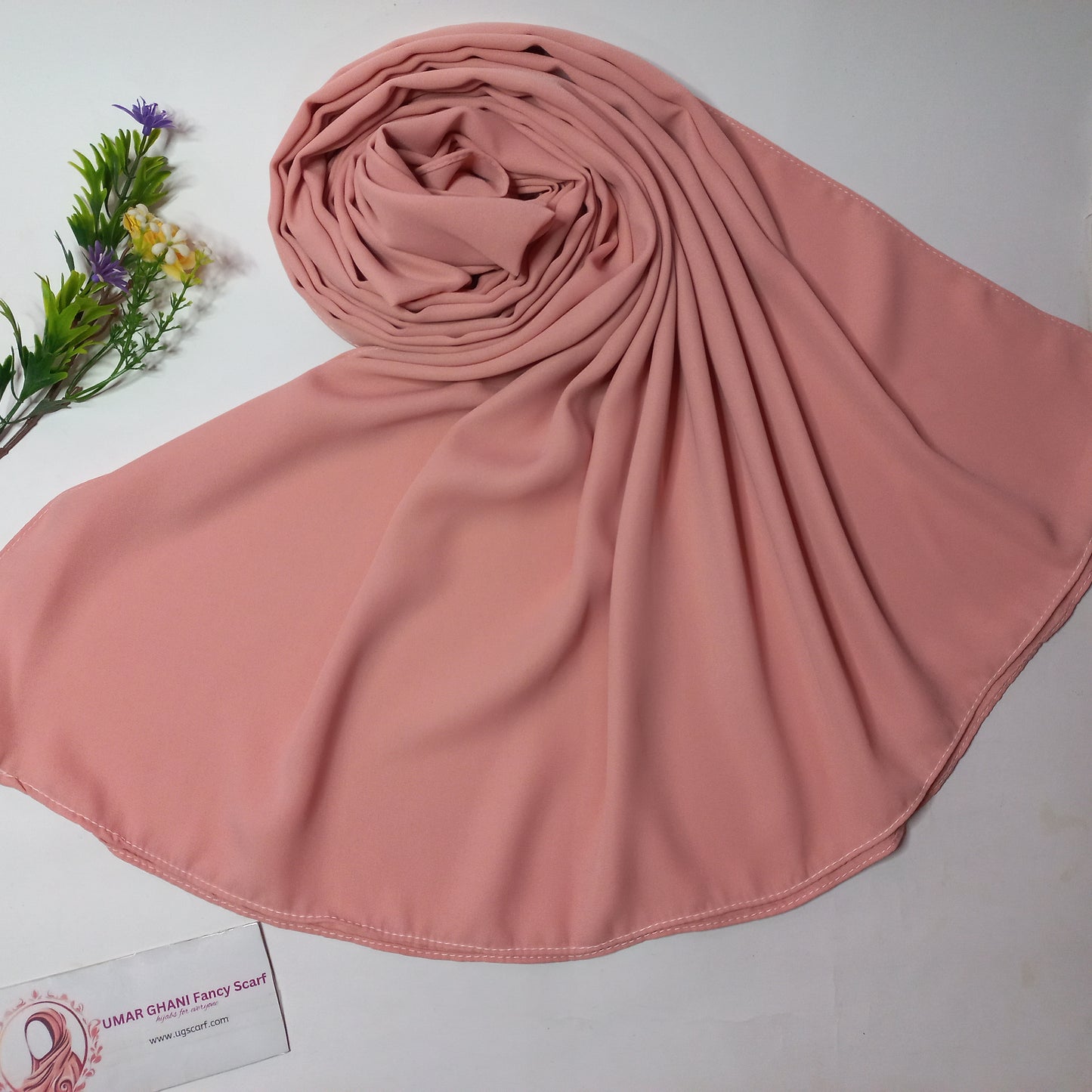 New Imported Heavy Quality Plain Chiffon Hijab Scarf