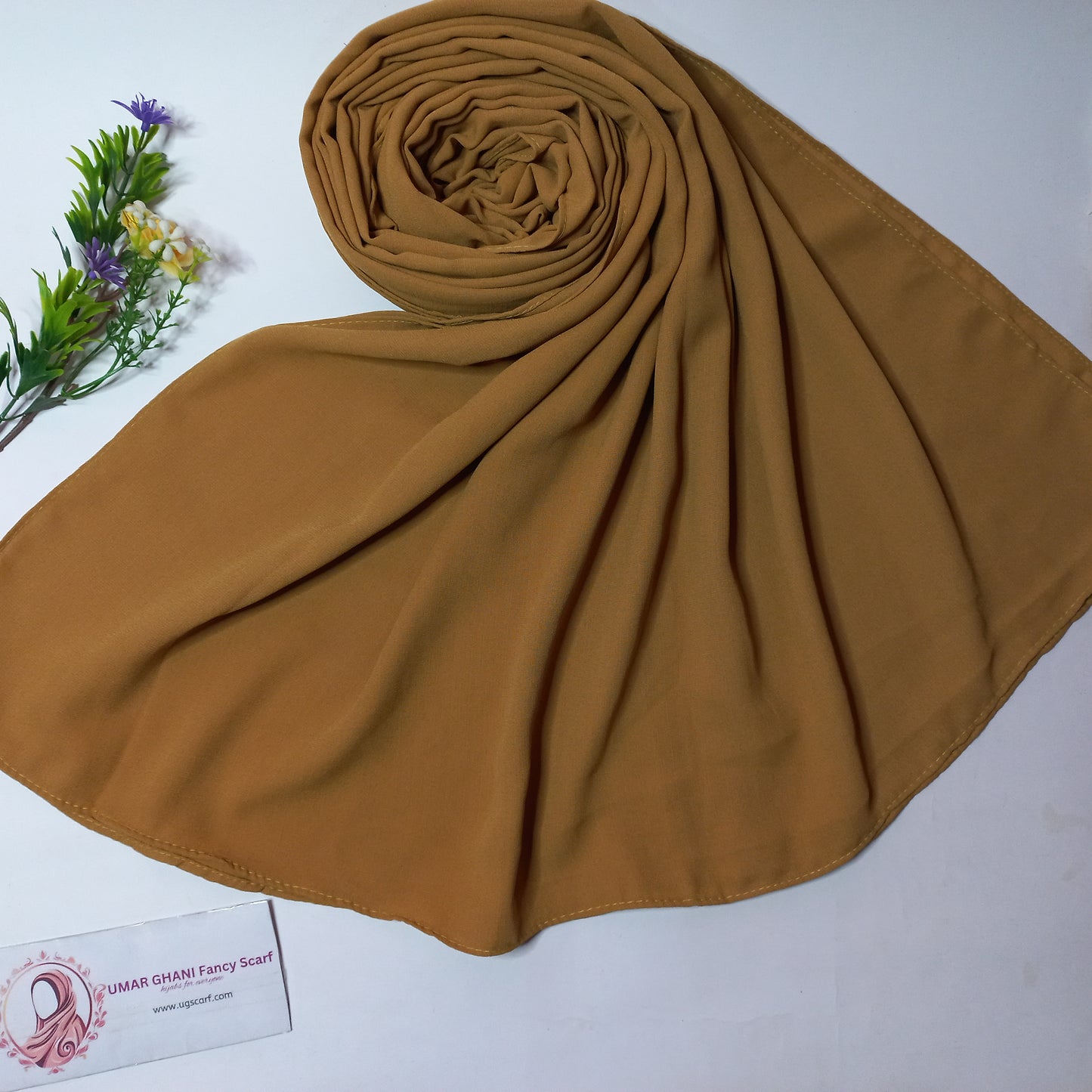New Imported Heavy Quality Plain Chiffon Hijab Scarf
