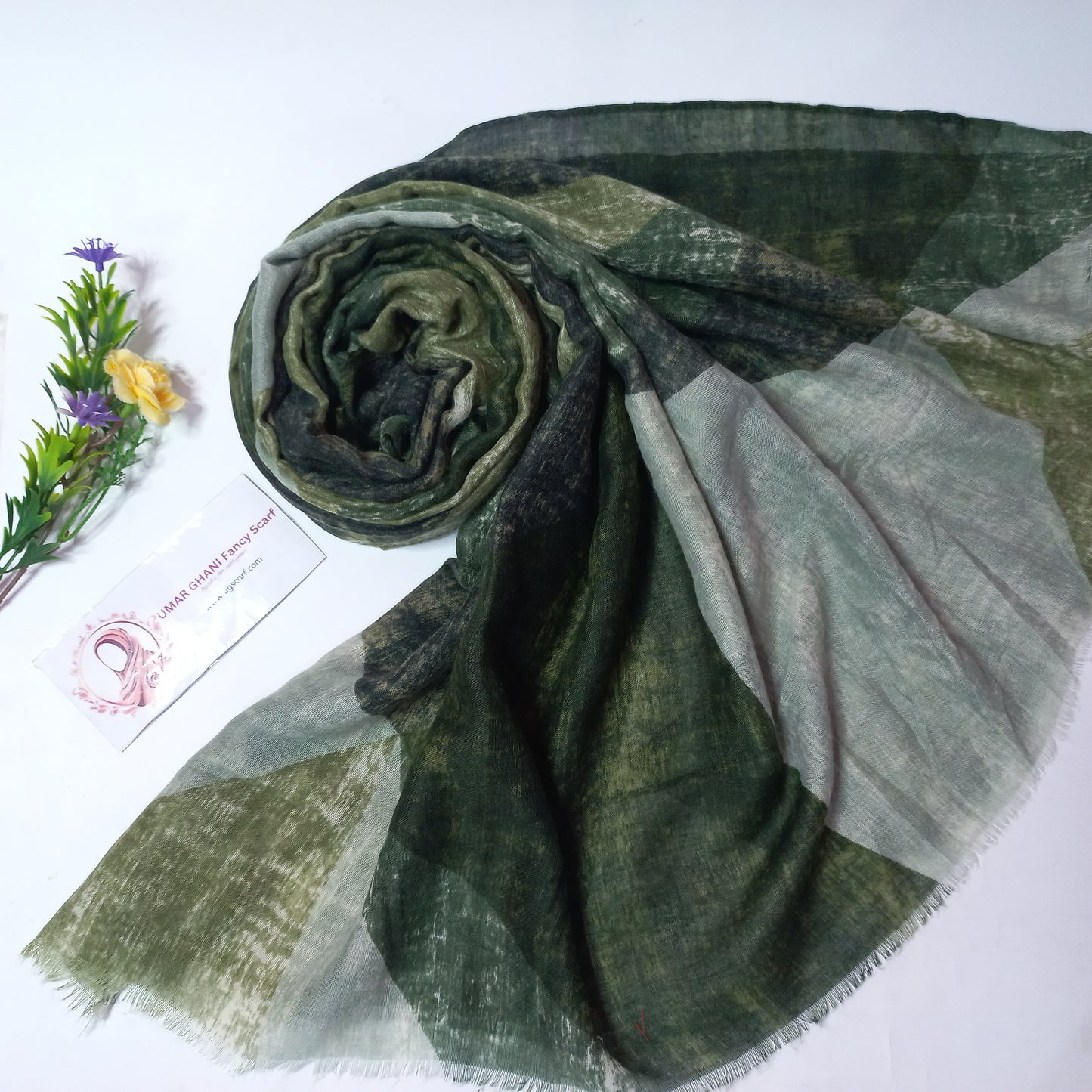 Soft Printed Lawn Hijab Scarf
