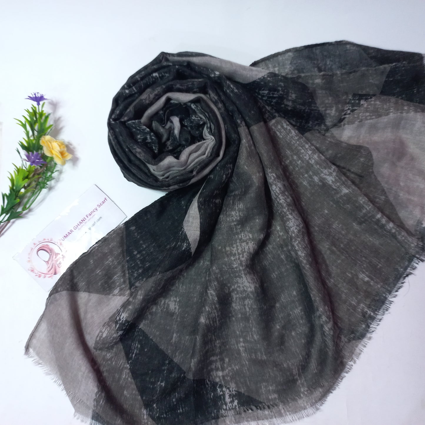 Soft Printed Lawn Hijab Scarf