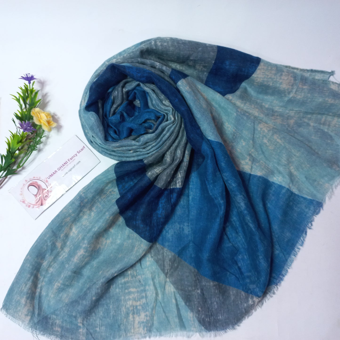 Soft Printed Lawn Hijab Scarf
