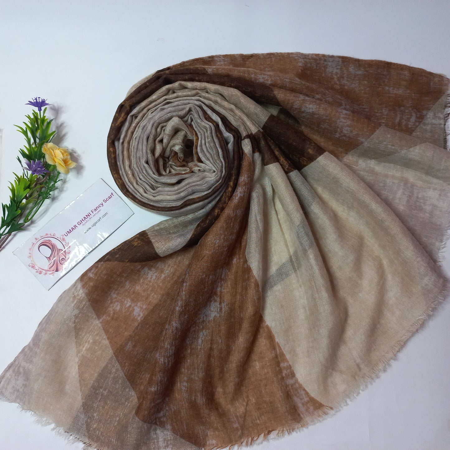 Soft Printed Lawn Hijab Scarf