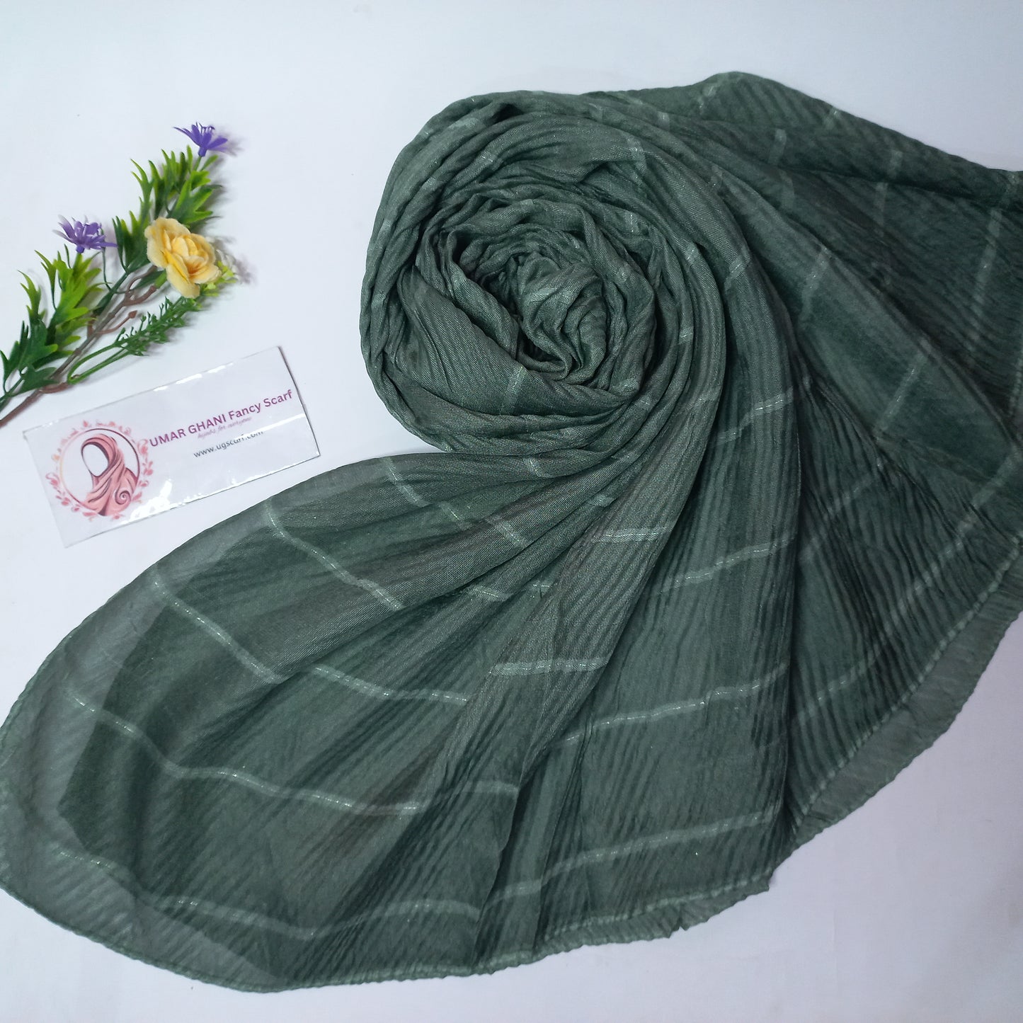 Imported Lawn Crushed Hijab Scarf