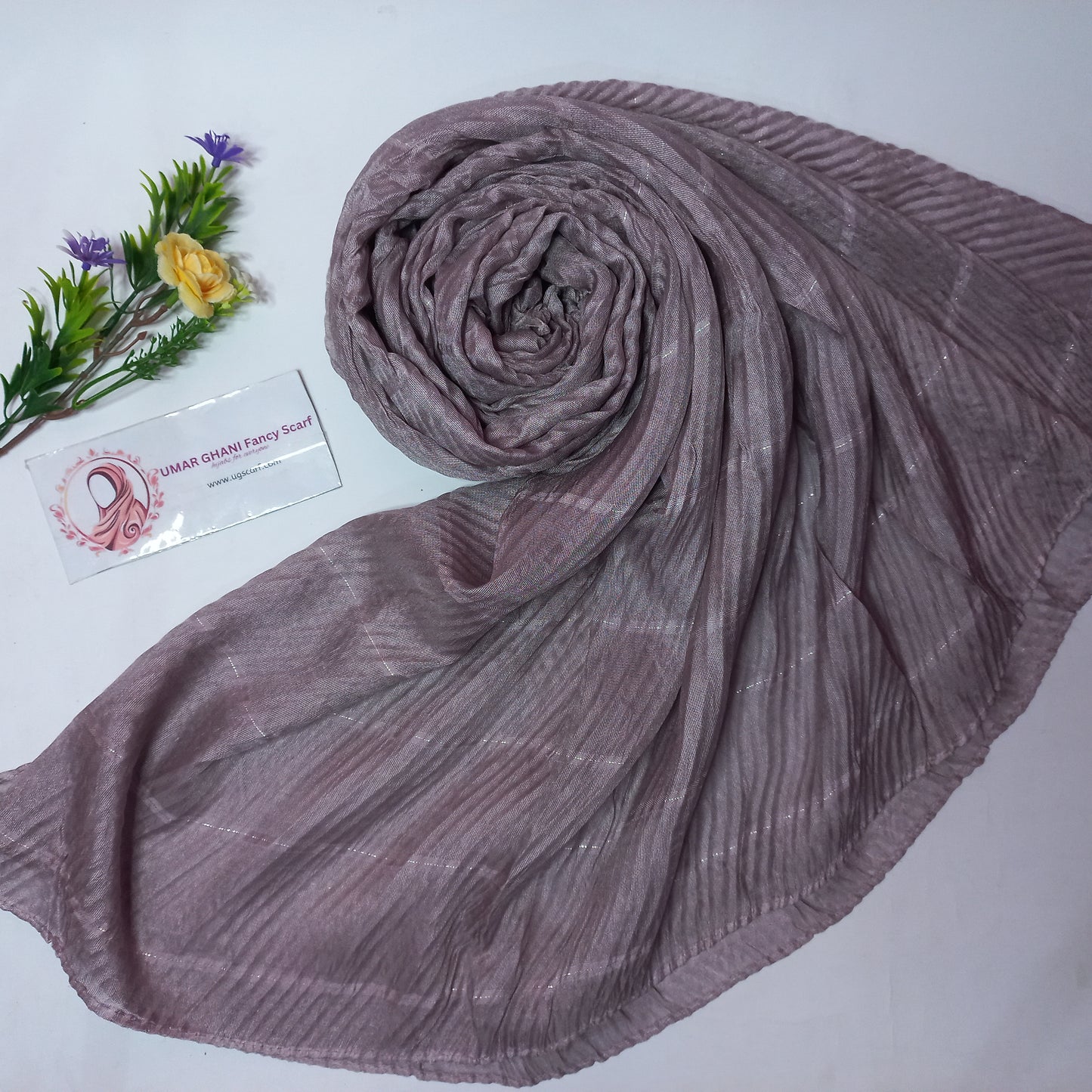 Imported Lawn Crushed Hijab Scarf