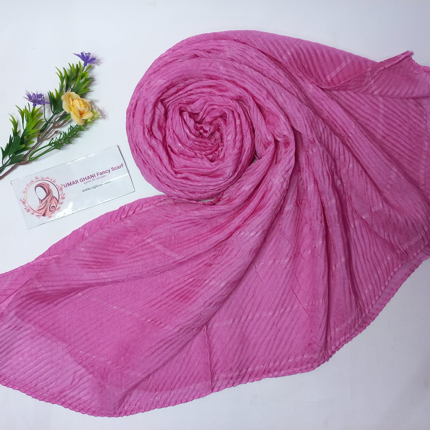 Imported Lawn Crushed Hijab Scarf