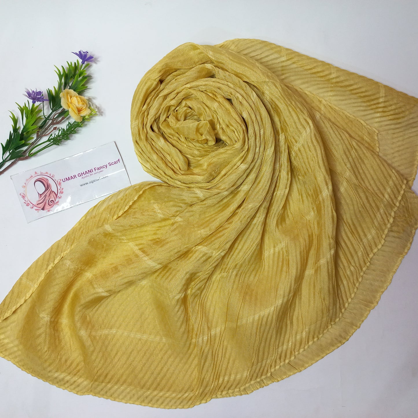 Imported Lawn Crushed Hijab Scarf