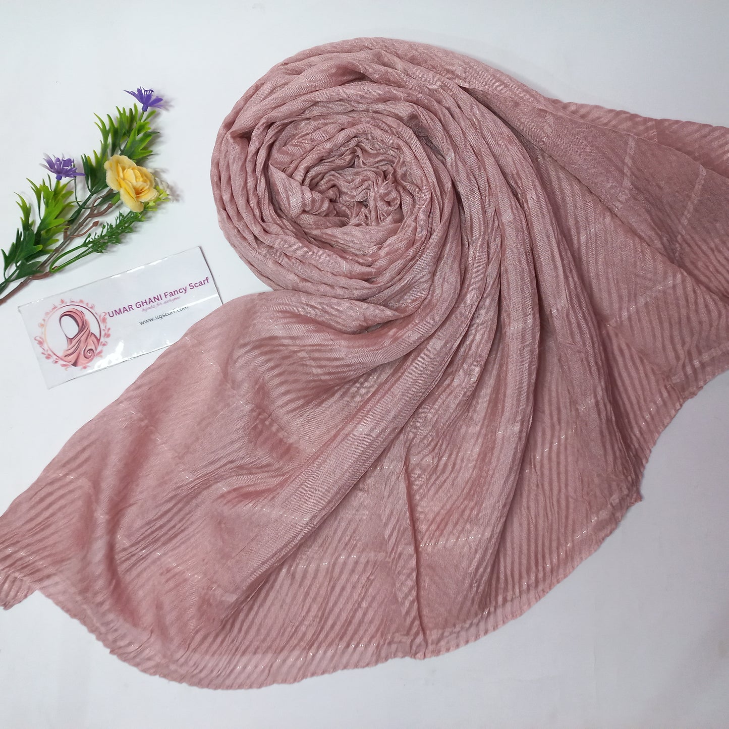 Imported Lawn Crushed Hijab Scarf