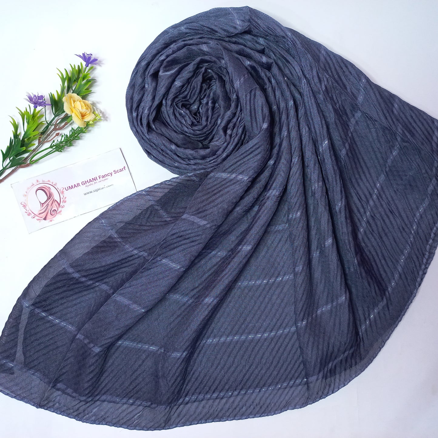 Imported Lawn Crushed Hijab Scarf