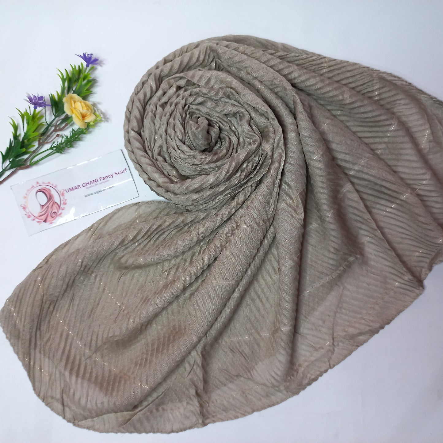Imported Lawn Crushed Hijab Scarf