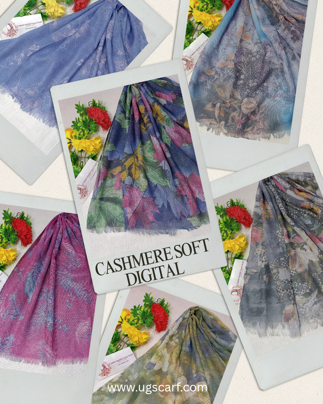 Imported Cashmere Soft Digital Print Hijab Scarf