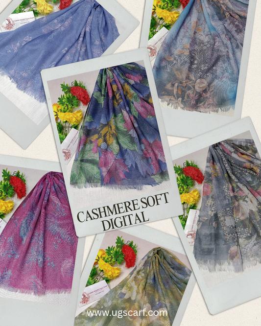 Imported Cashmere Soft Digital Print Hijab Scarf