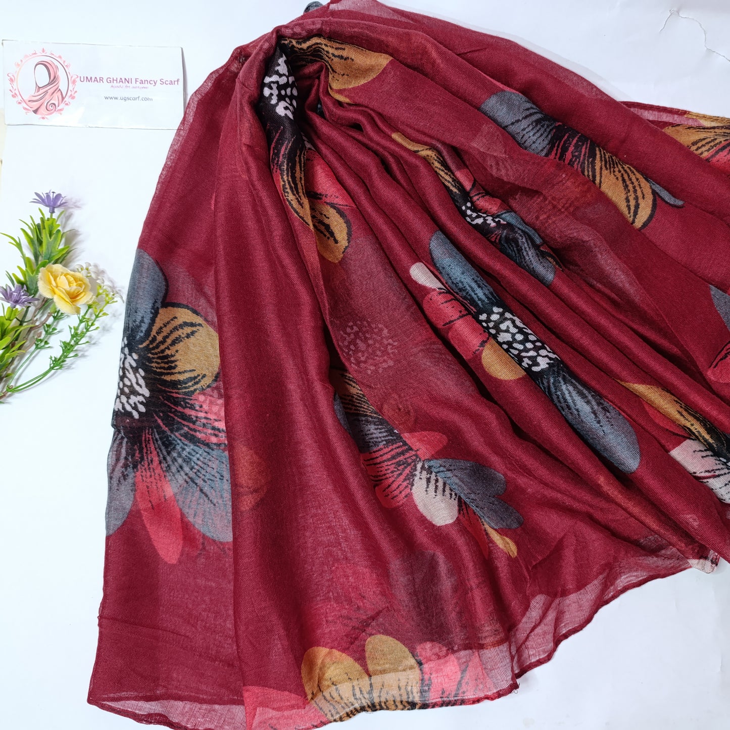 Imported Random Lawn Print Hijab Scarf