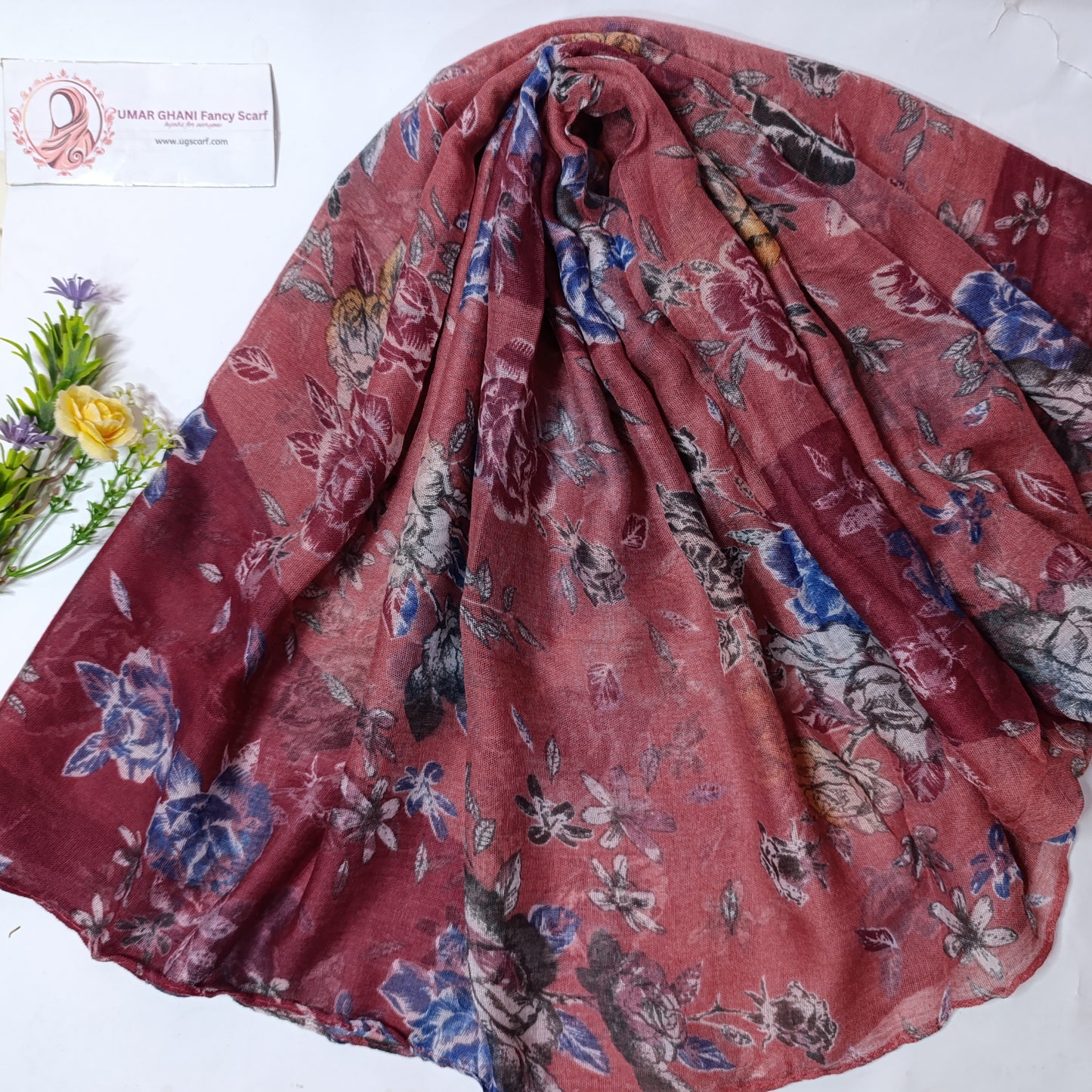 Imported Random Lawn Print Hijab Scarf