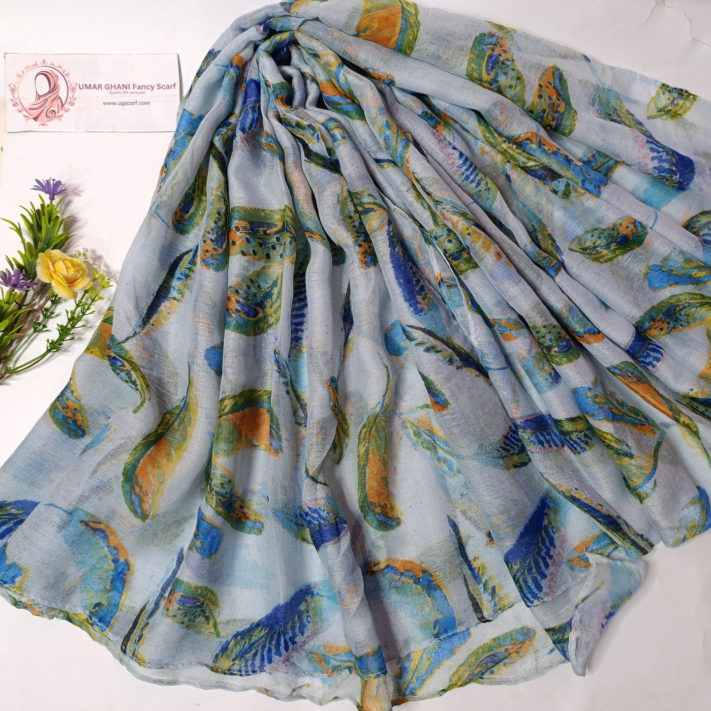 Imported Random Lawn Print Hijab Scarf