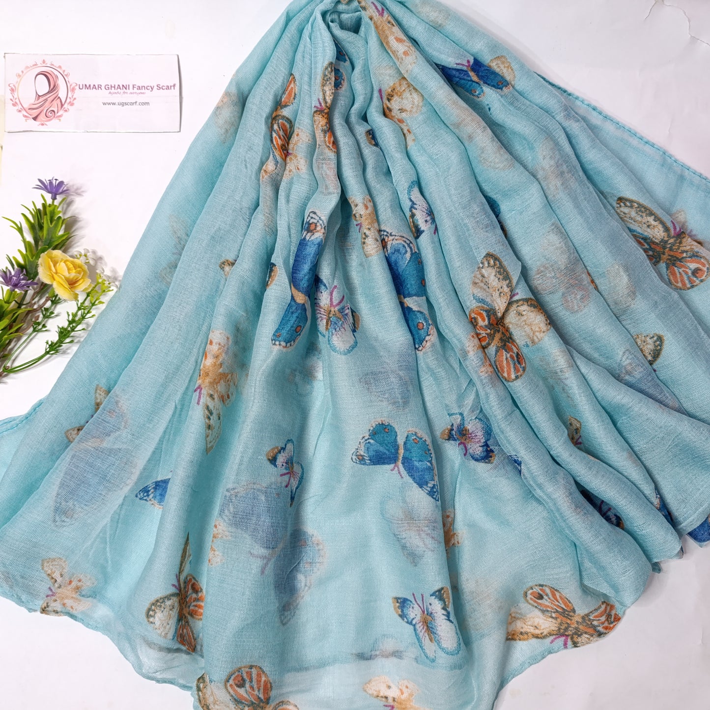 Imported Random Lawn Print Hijab Scarf