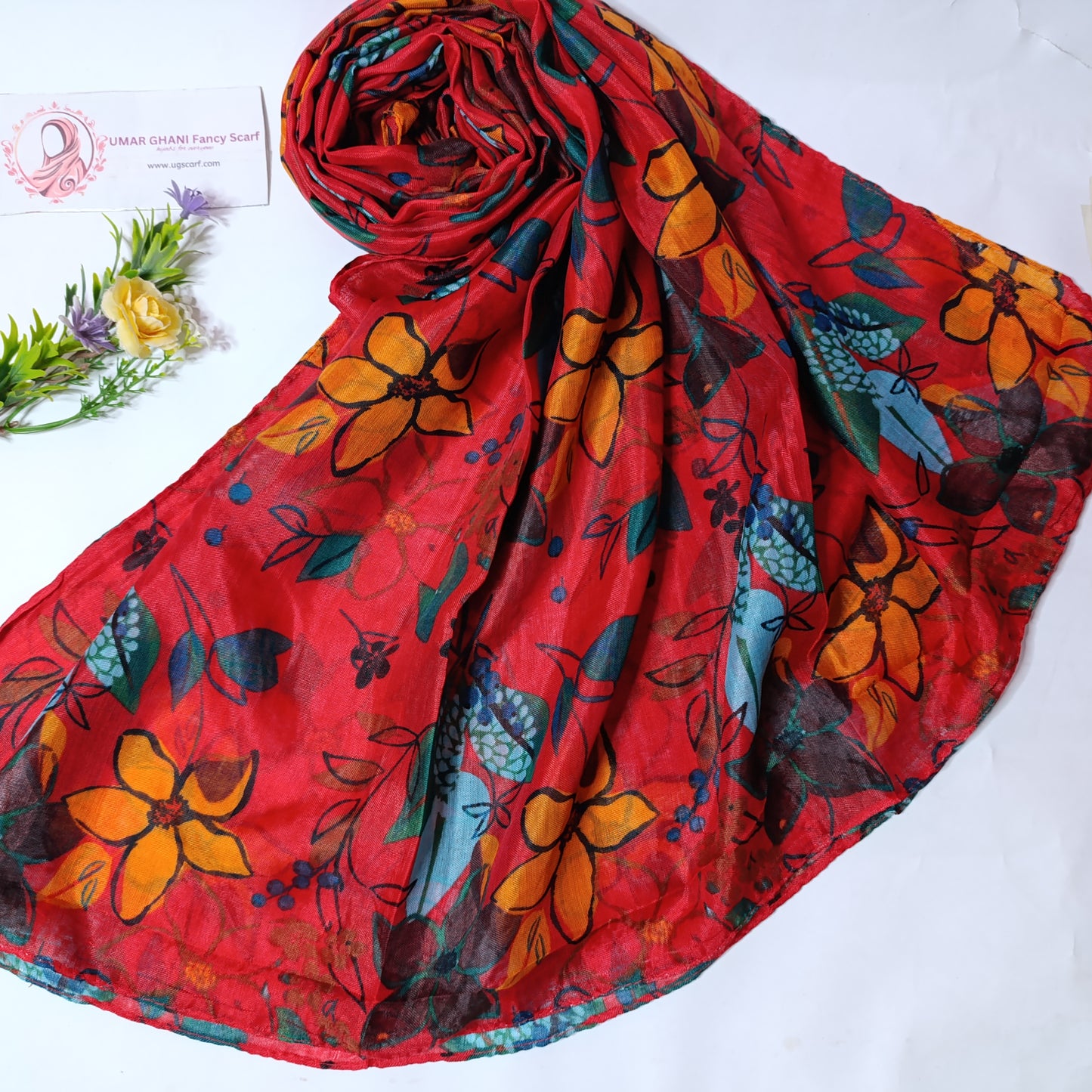 Imported Printed Lawn Hijab Scarf