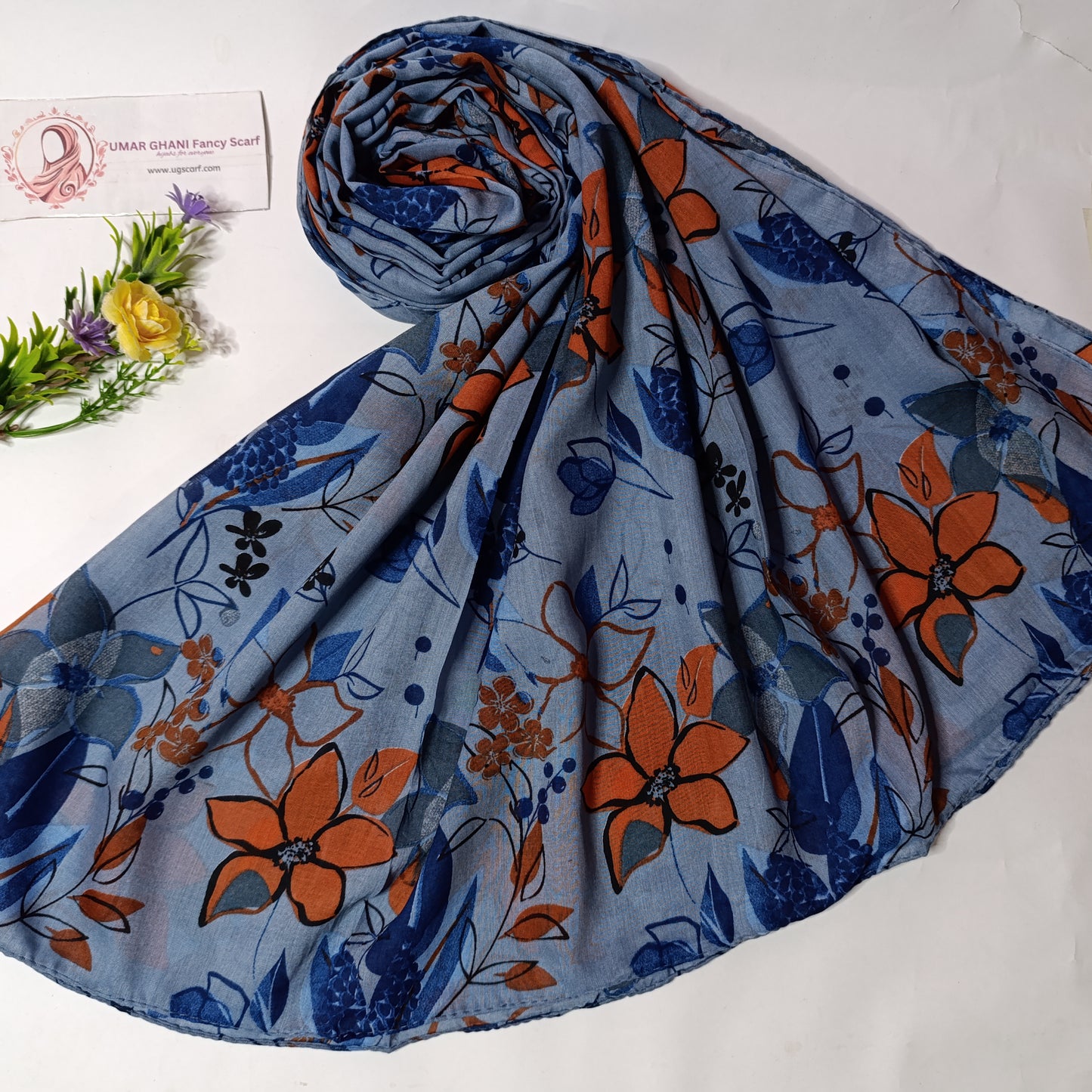 Imported Printed Lawn Hijab Scarf