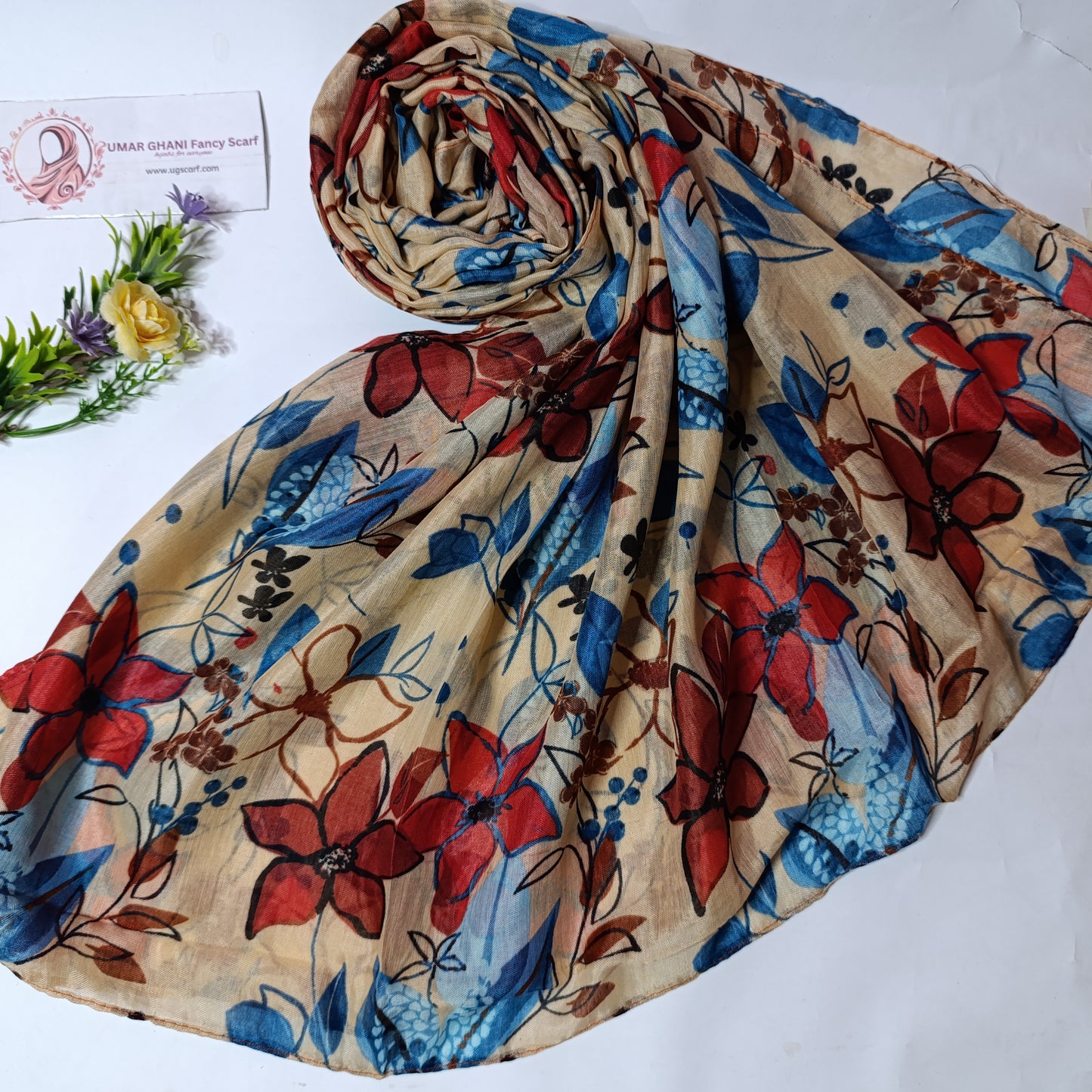 Imported Printed Lawn Hijab Scarf