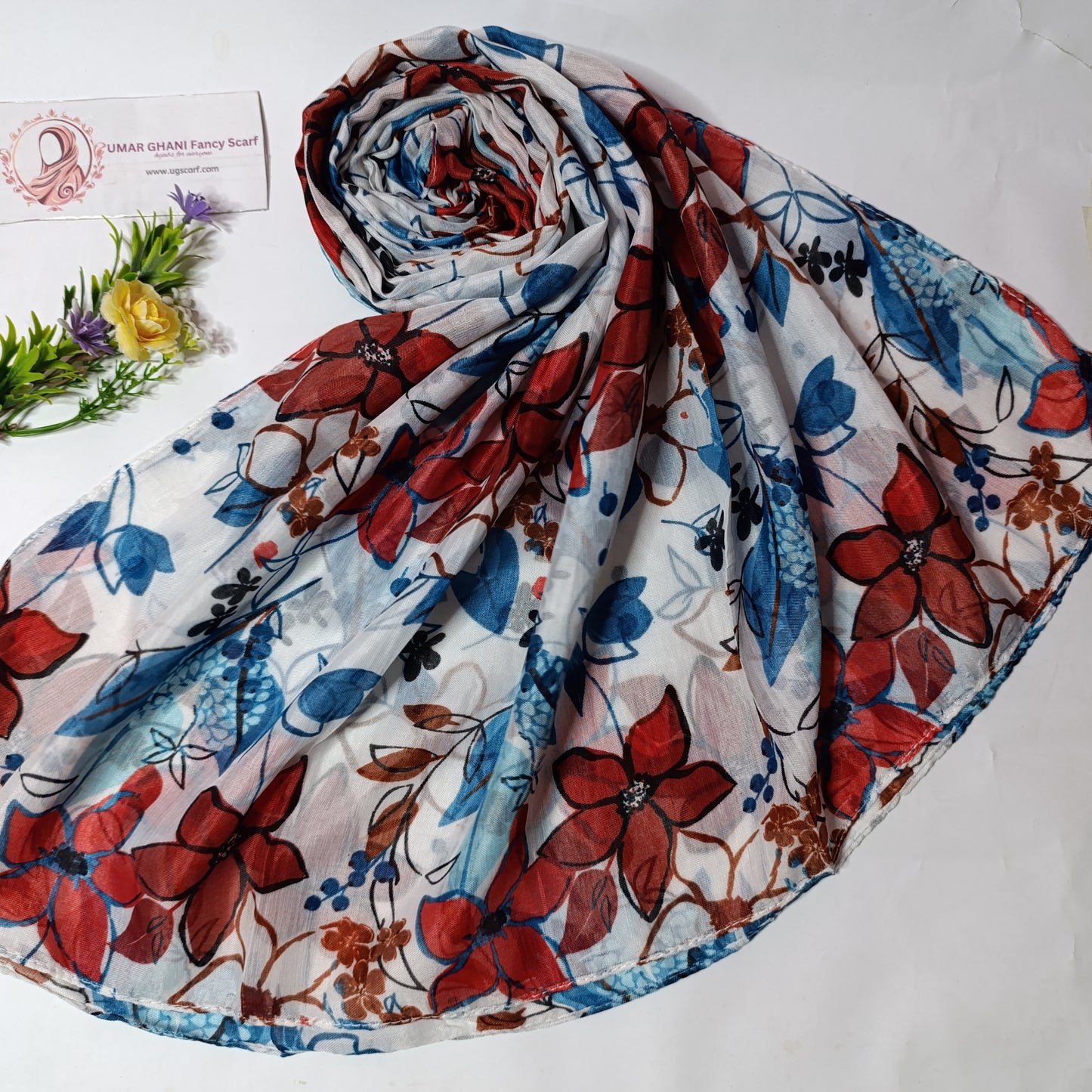 Imported Printed Lawn Hijab Scarf