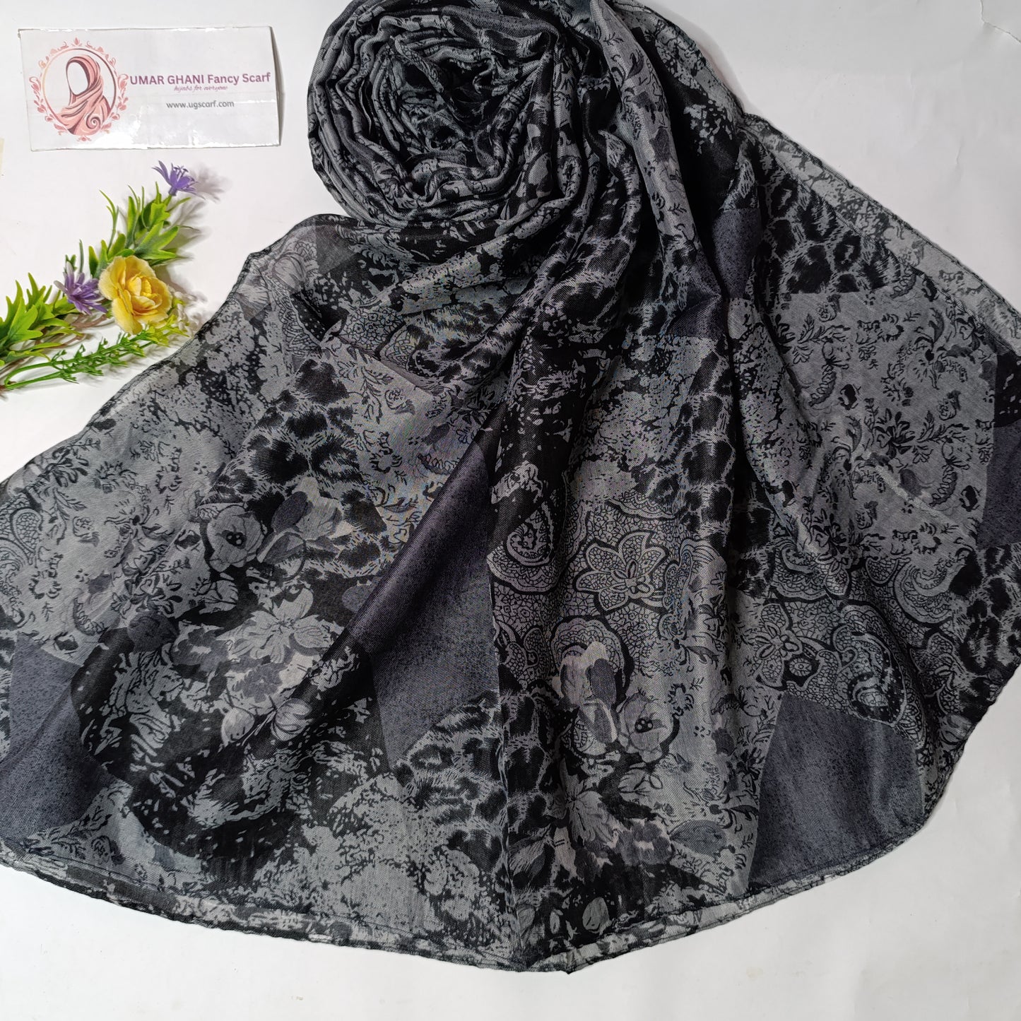 Imported Printed Lawn Hijab Scarf