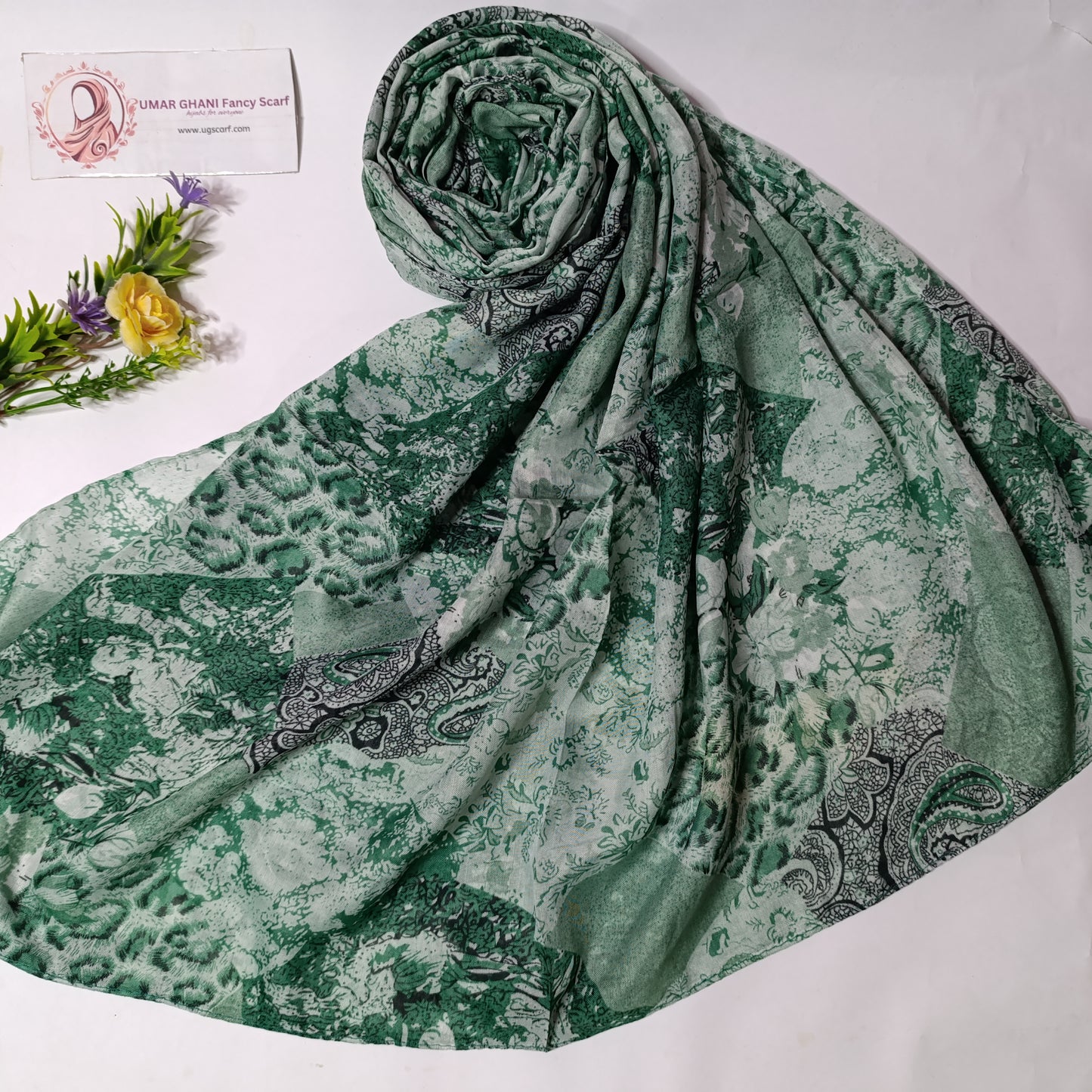 Imported Printed Lawn Hijab Scarf