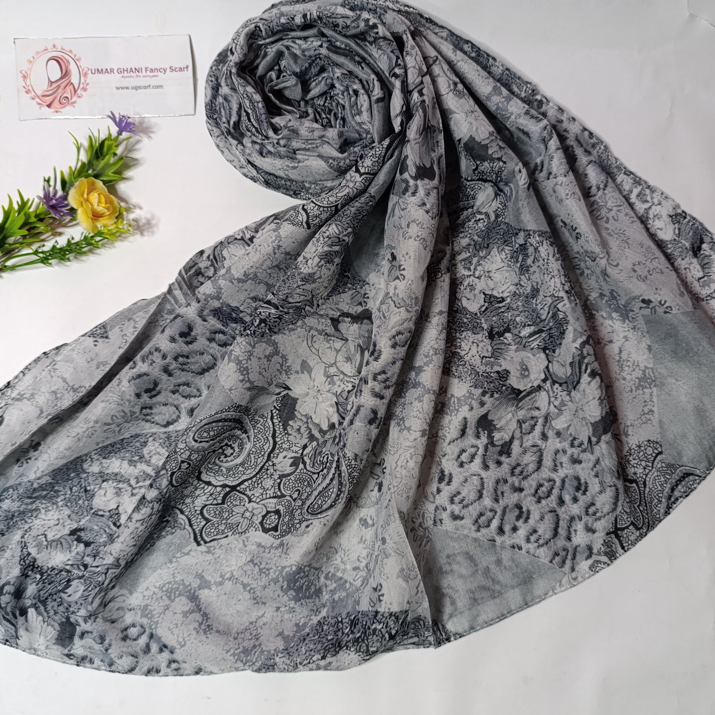 Imported Printed Lawn Hijab Scarf