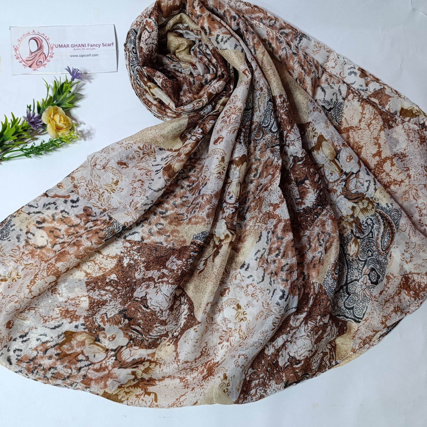 Imported Printed Lawn Hijab Scarf