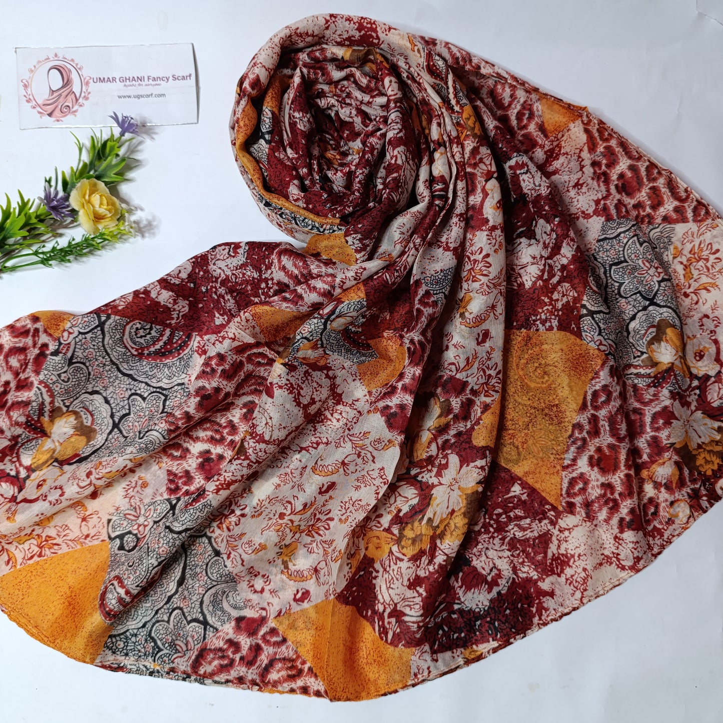 Imported Printed Lawn Hijab Scarf