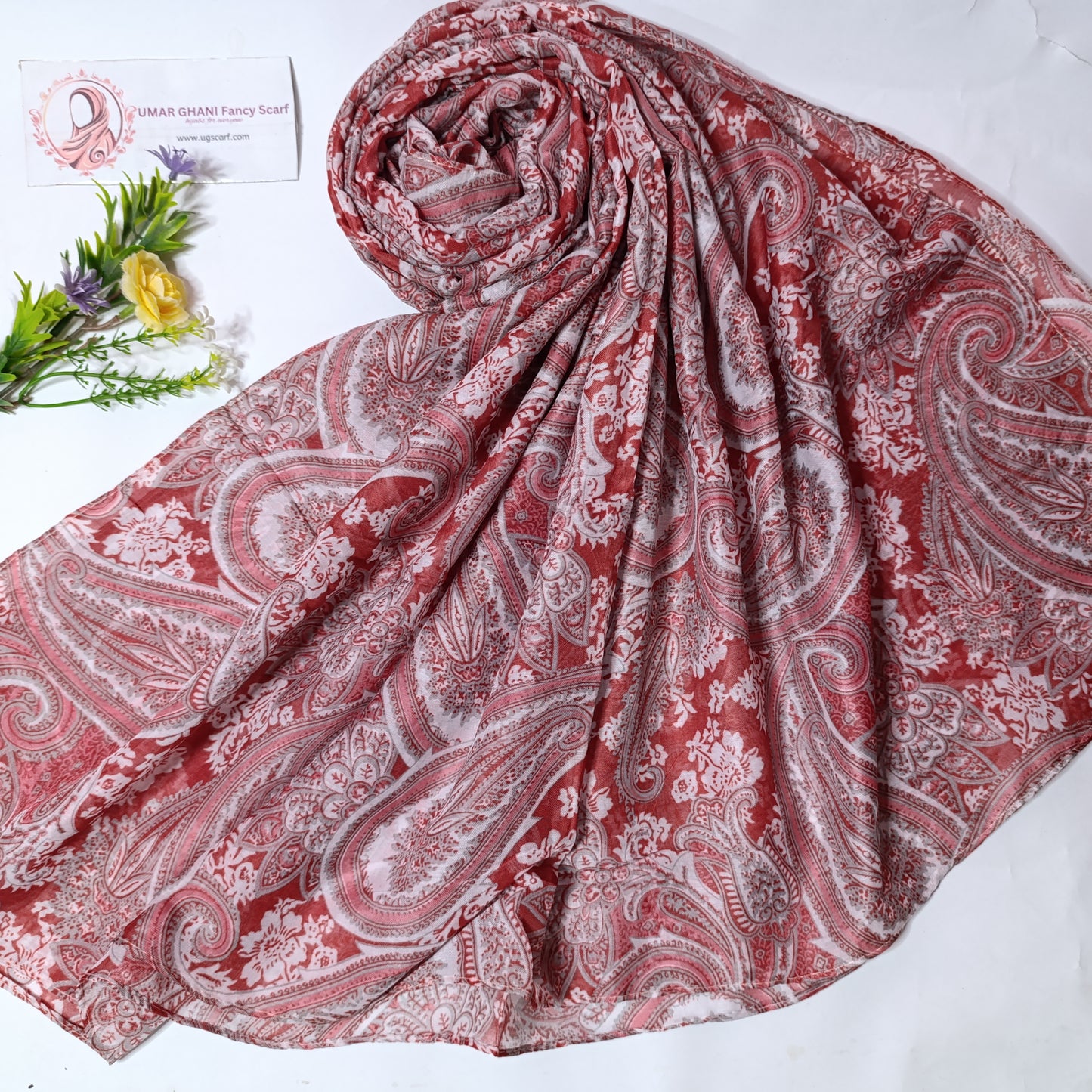 Imported Printed Lawn Hijab Scarf