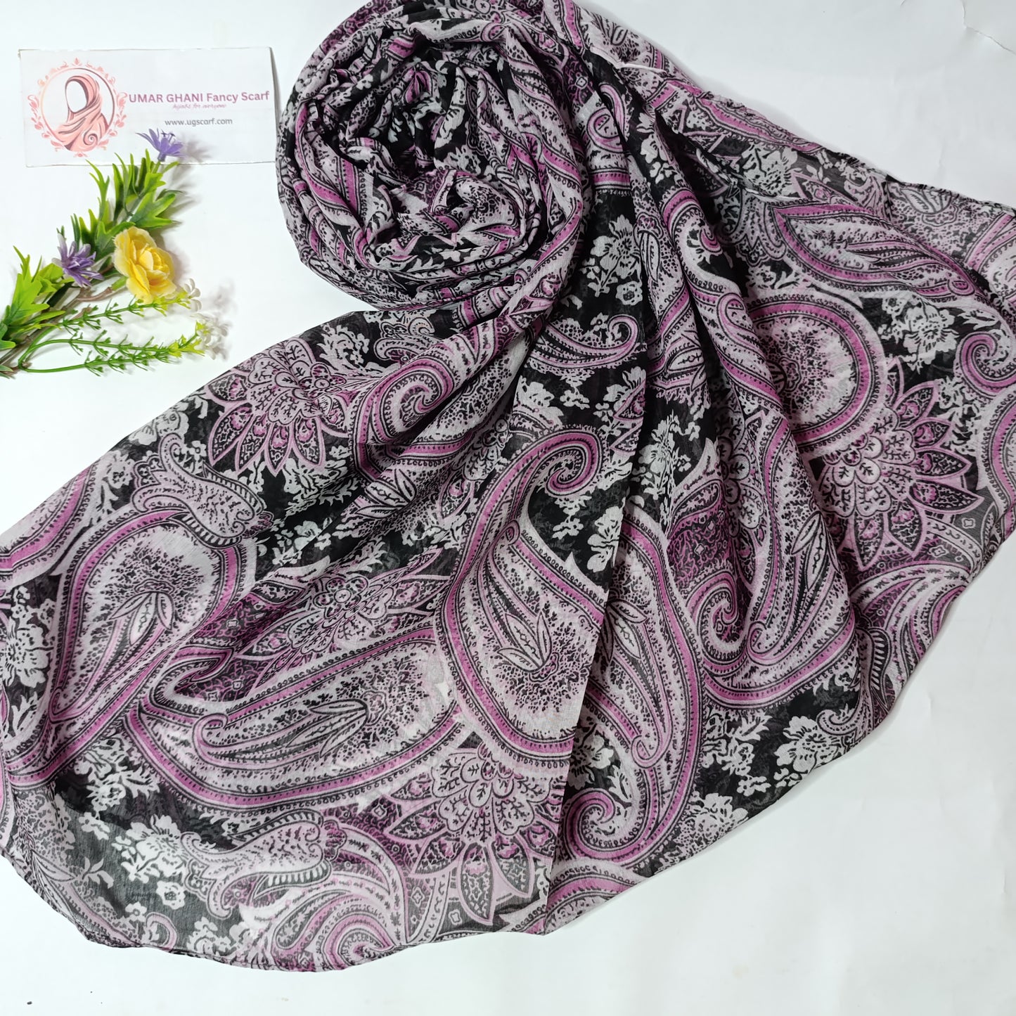 Imported Printed Lawn Hijab Scarf