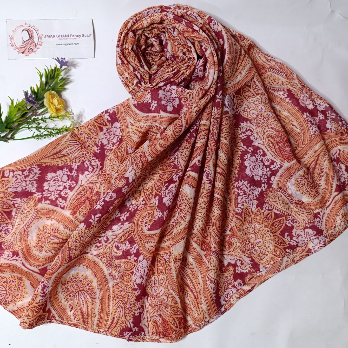 Imported Printed Lawn Hijab Scarf