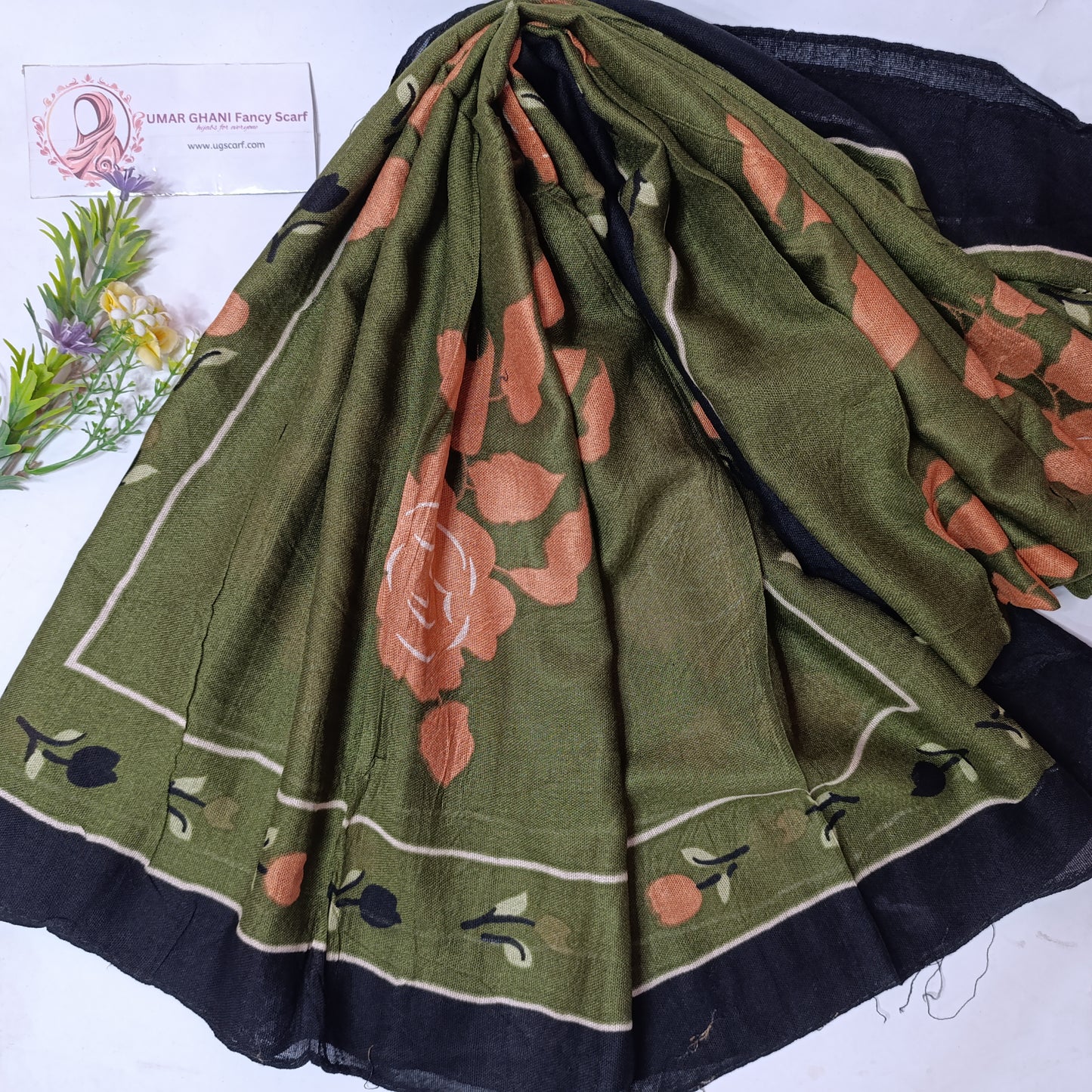 Imported Random Lawn Print Hijab Scarf