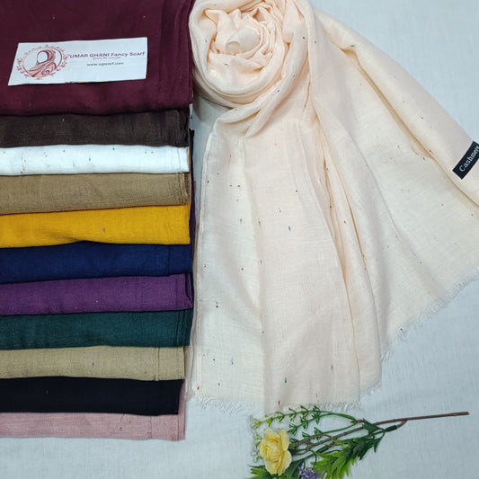 Imported Cashmere Lawn Multi Dots Hijab Scarf