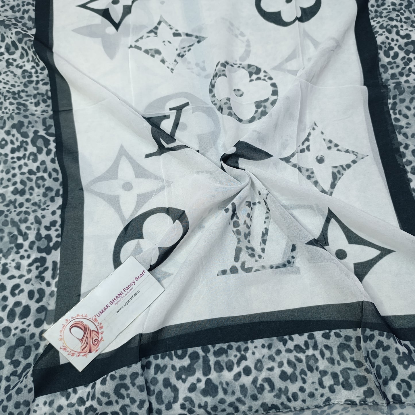 Imported Chiffon Georgette Digital Print Hijab Scarf