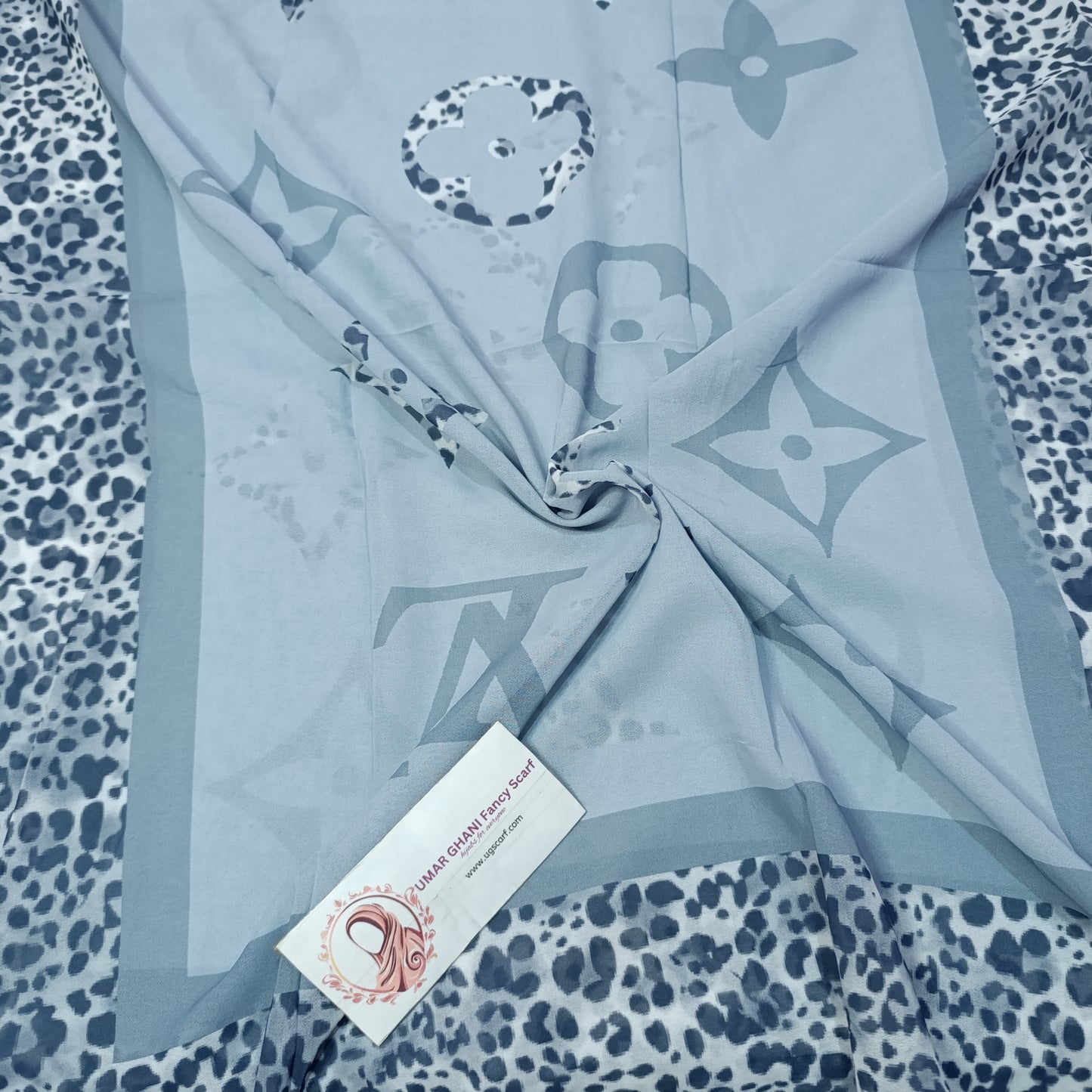 Imported Chiffon Georgette Digital Print Hijab Scarf