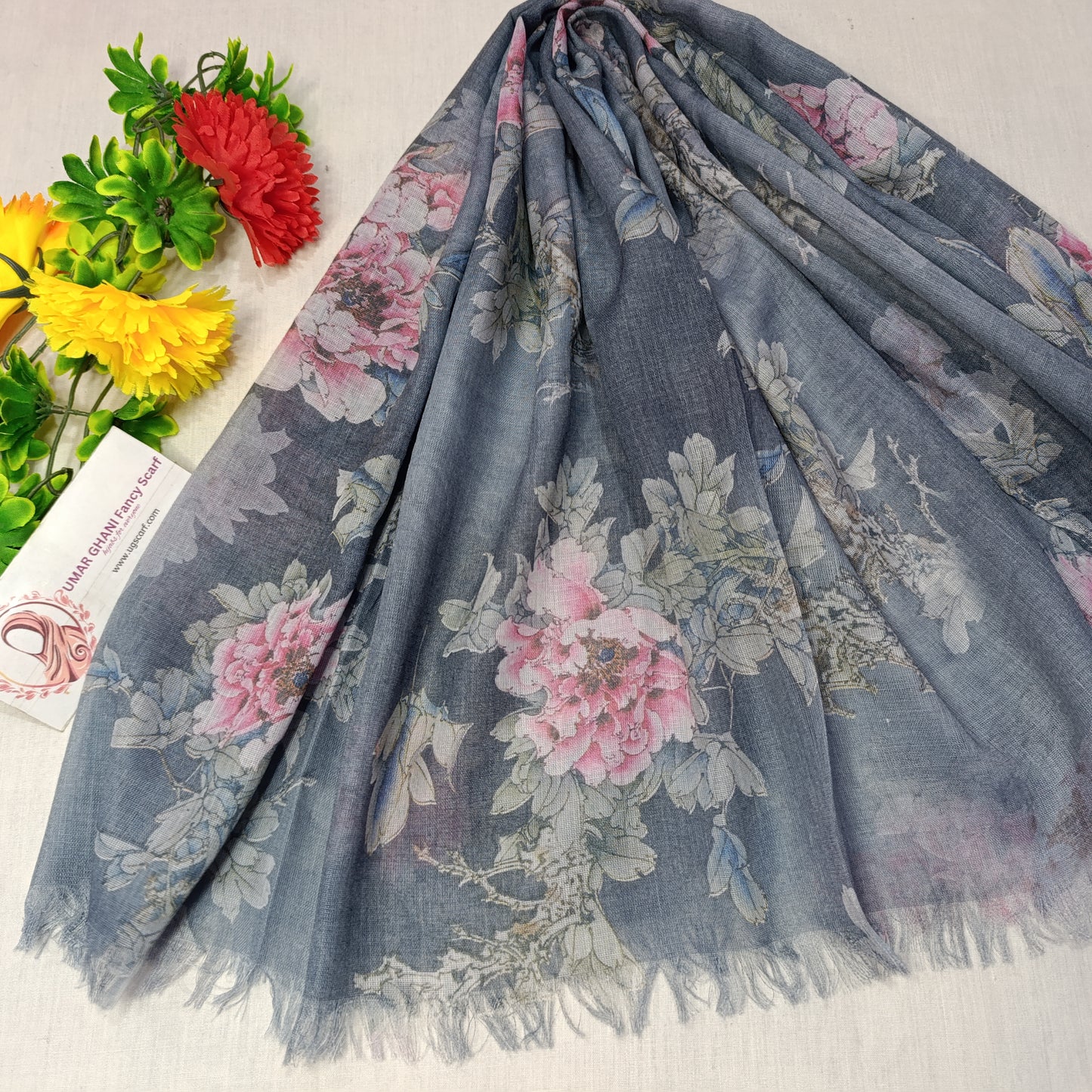Imported Cashmere Soft Digital Print Hijab Scarf