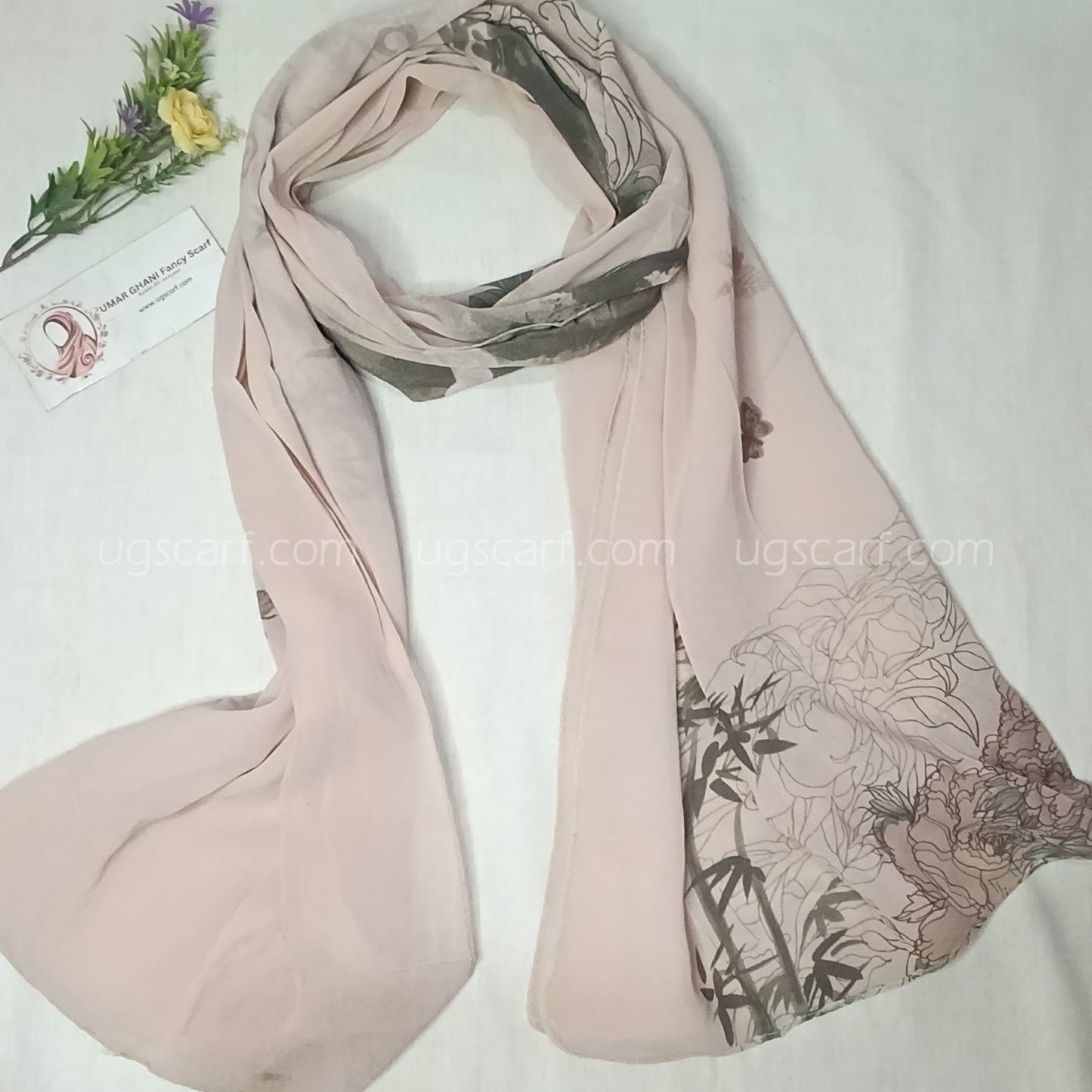 Imported Random Chiffon Printed Hijab Scarf