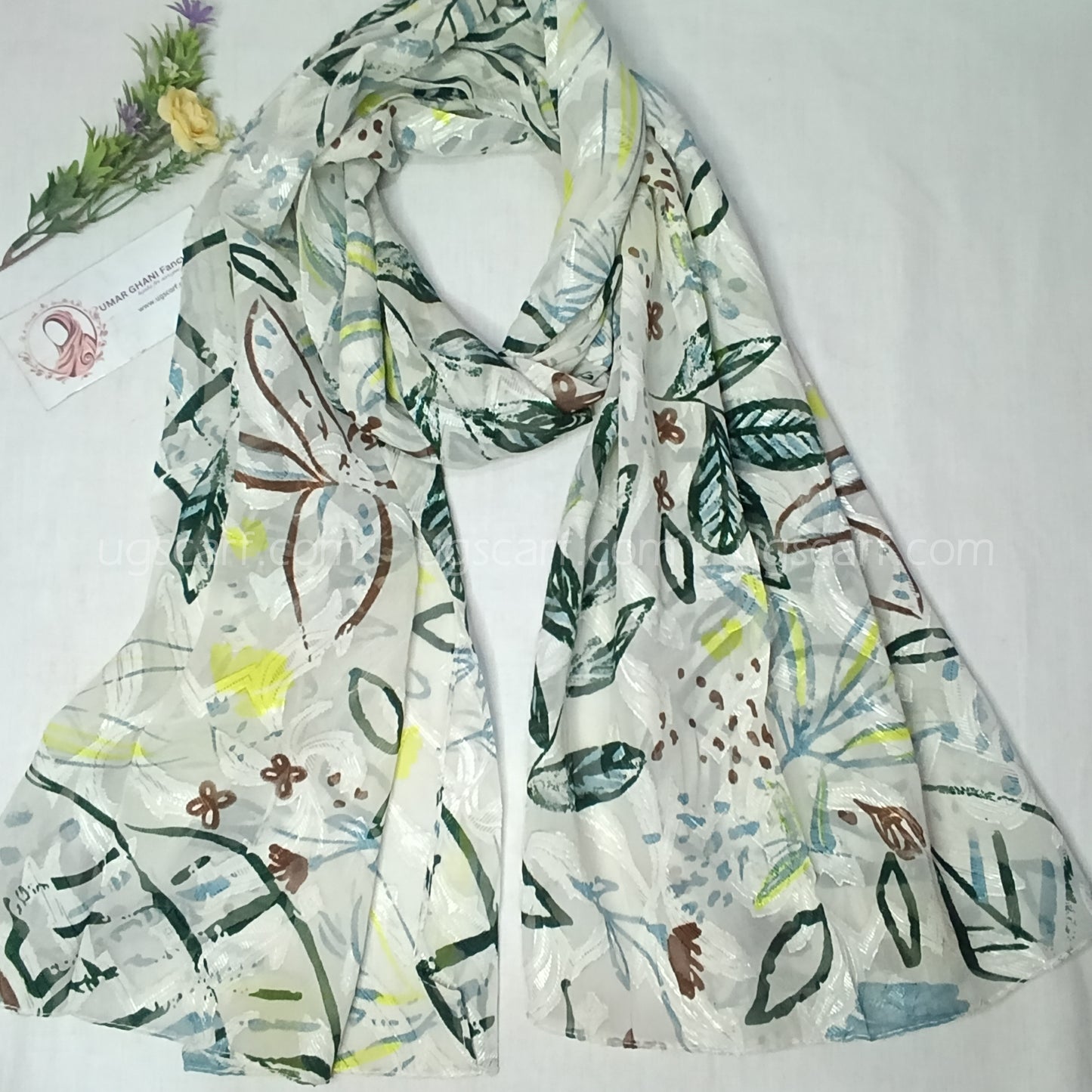 Imported Random Chiffon Printed Hijab Scarf