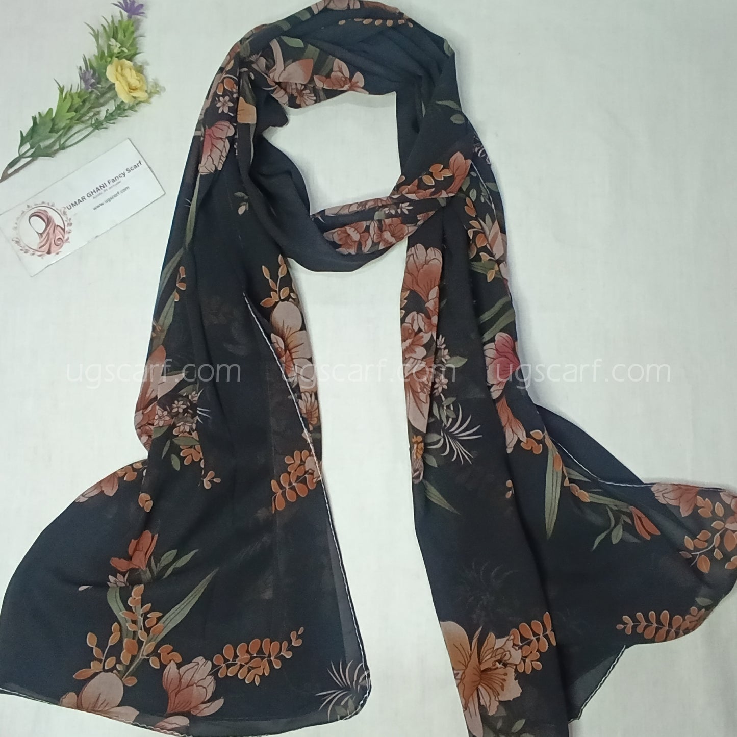 Imported Random Chiffon Printed Hijab Scarf