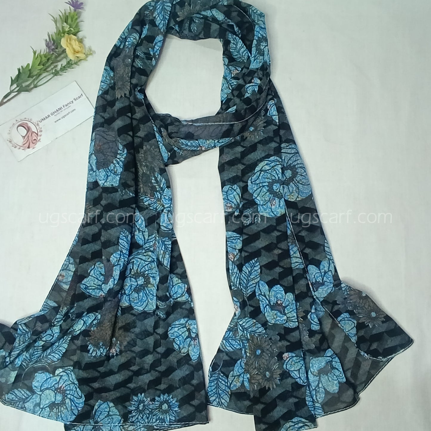 Imported Random Chiffon Printed Hijab Scarf