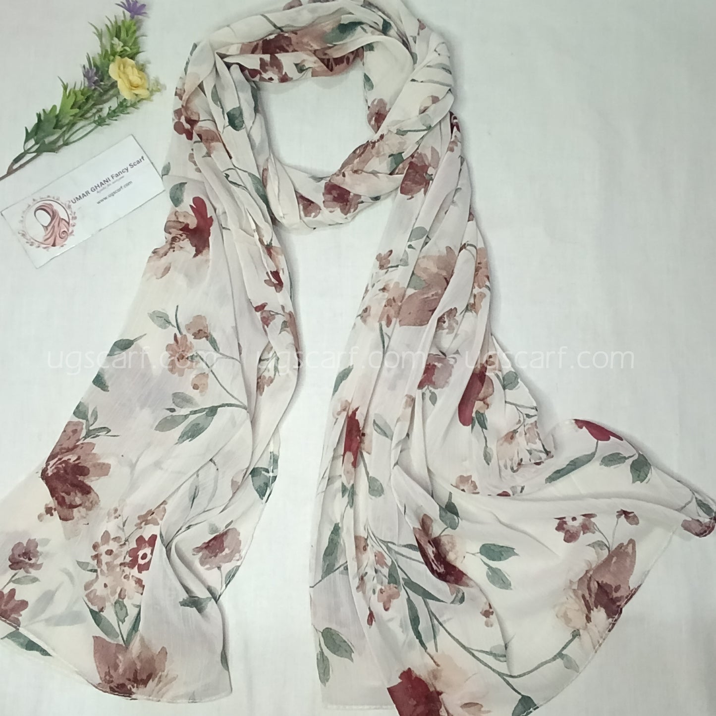 Imported Random Chiffon Printed Hijab Scarf