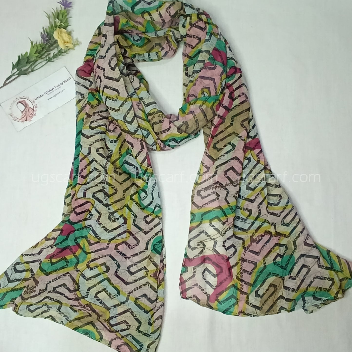 Imported Random Chiffon Printed Hijab Scarf