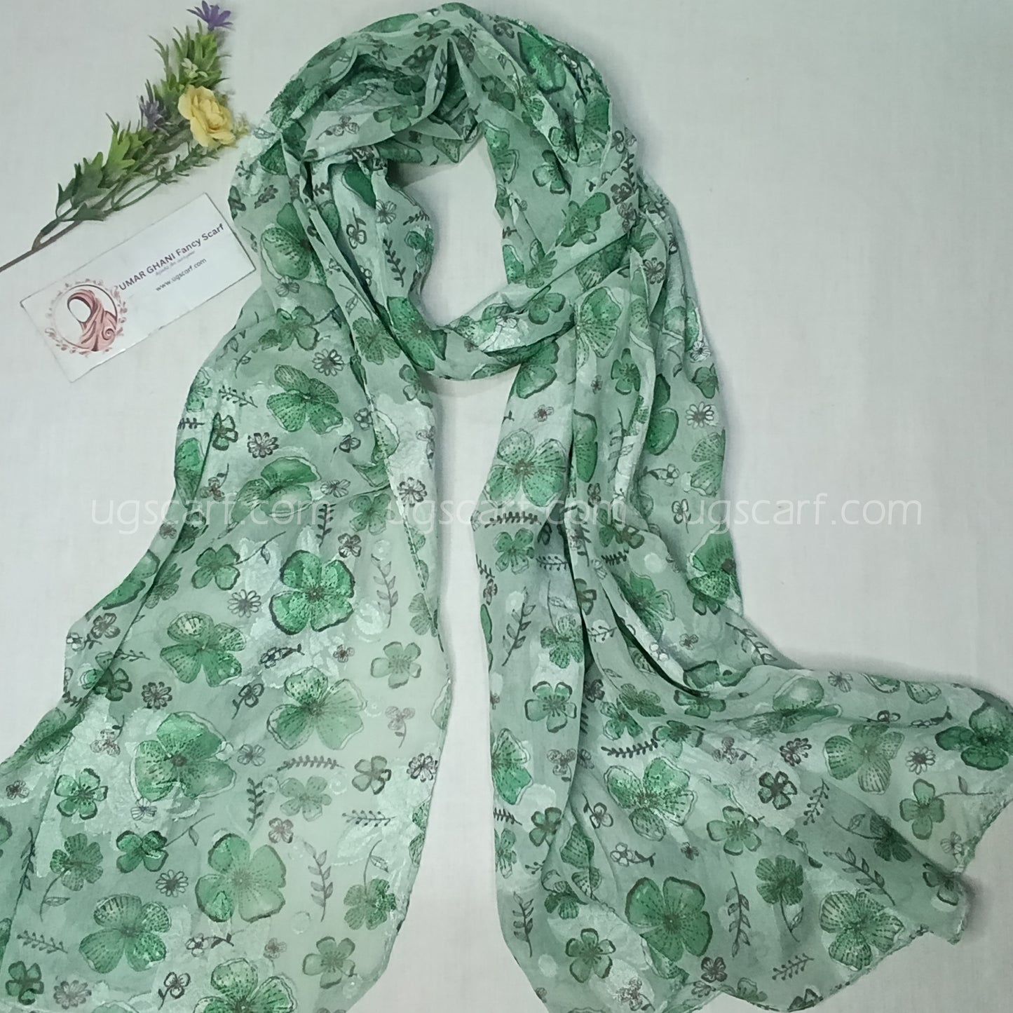 Imported Random Chiffon Printed Hijab Scarf