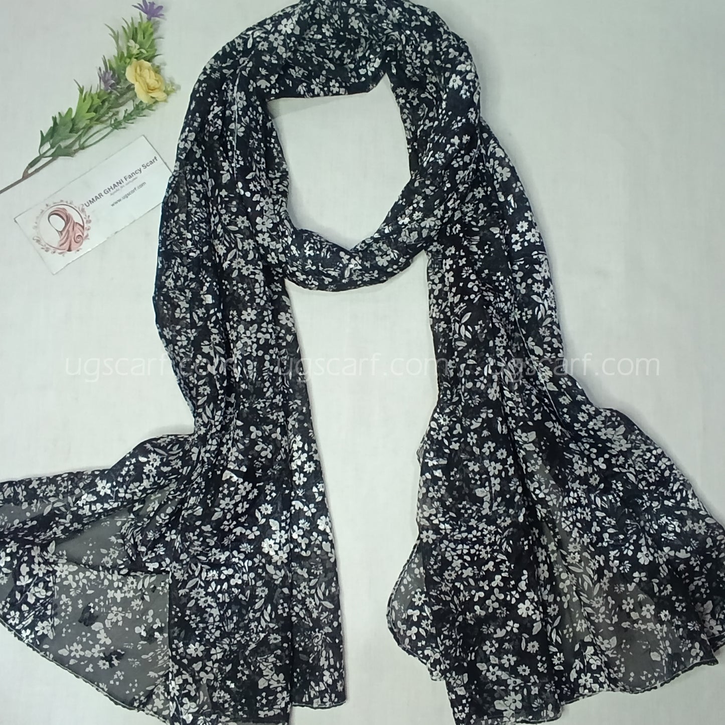 Imported Random Chiffon Printed Hijab Scarf