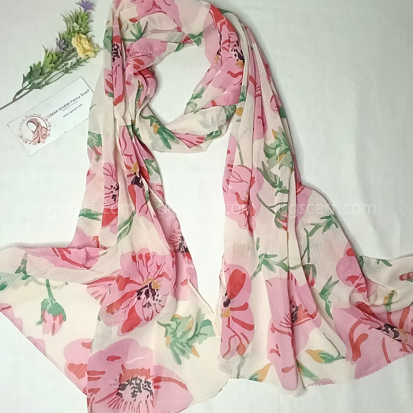Imported Random Chiffon Printed Hijab Scarf