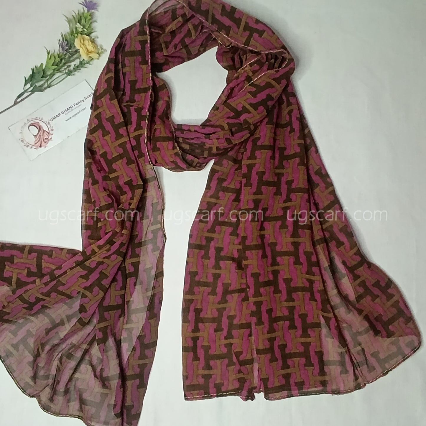 Imported Random Chiffon Printed Hijab Scarf