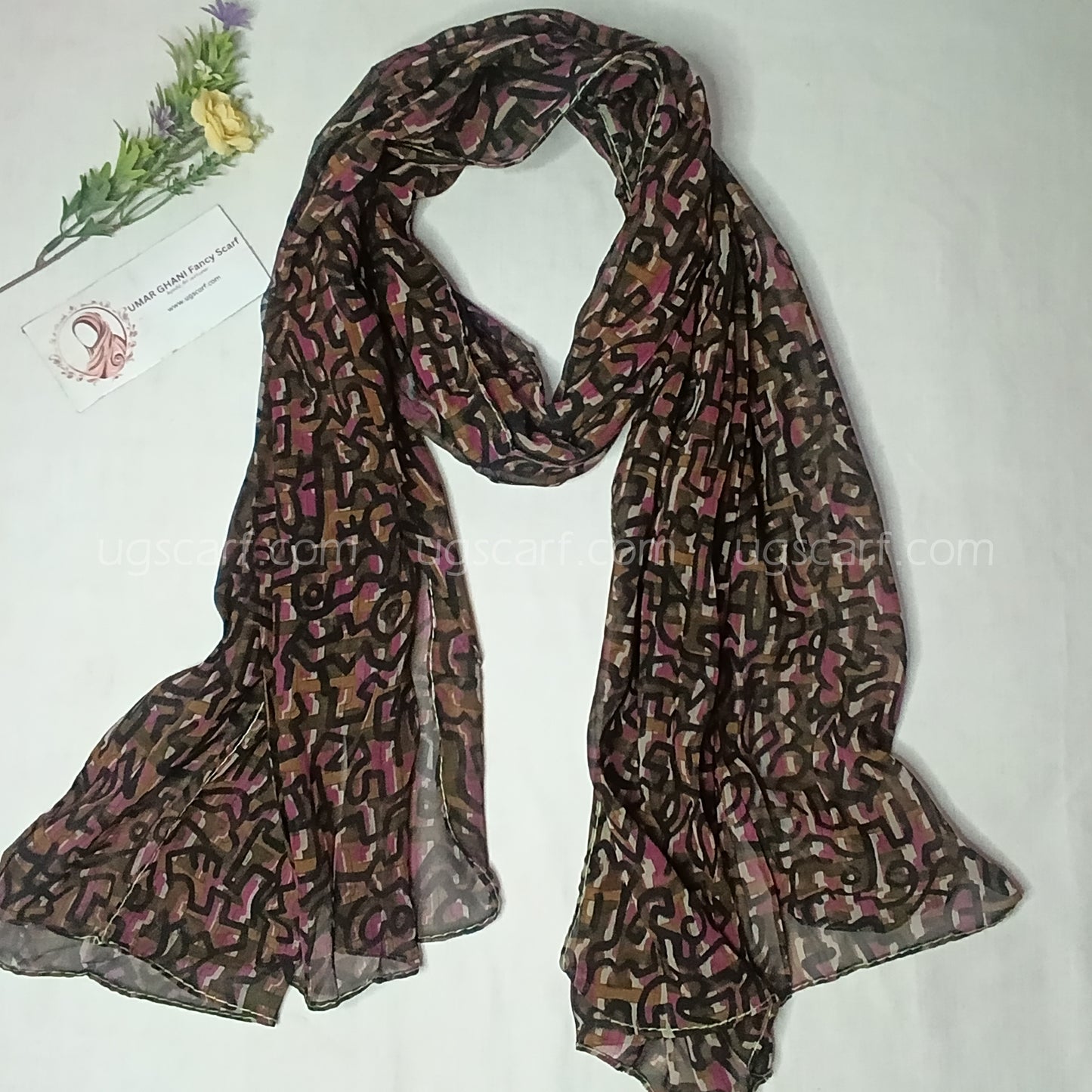 Imported Random Chiffon Printed Hijab Scarf